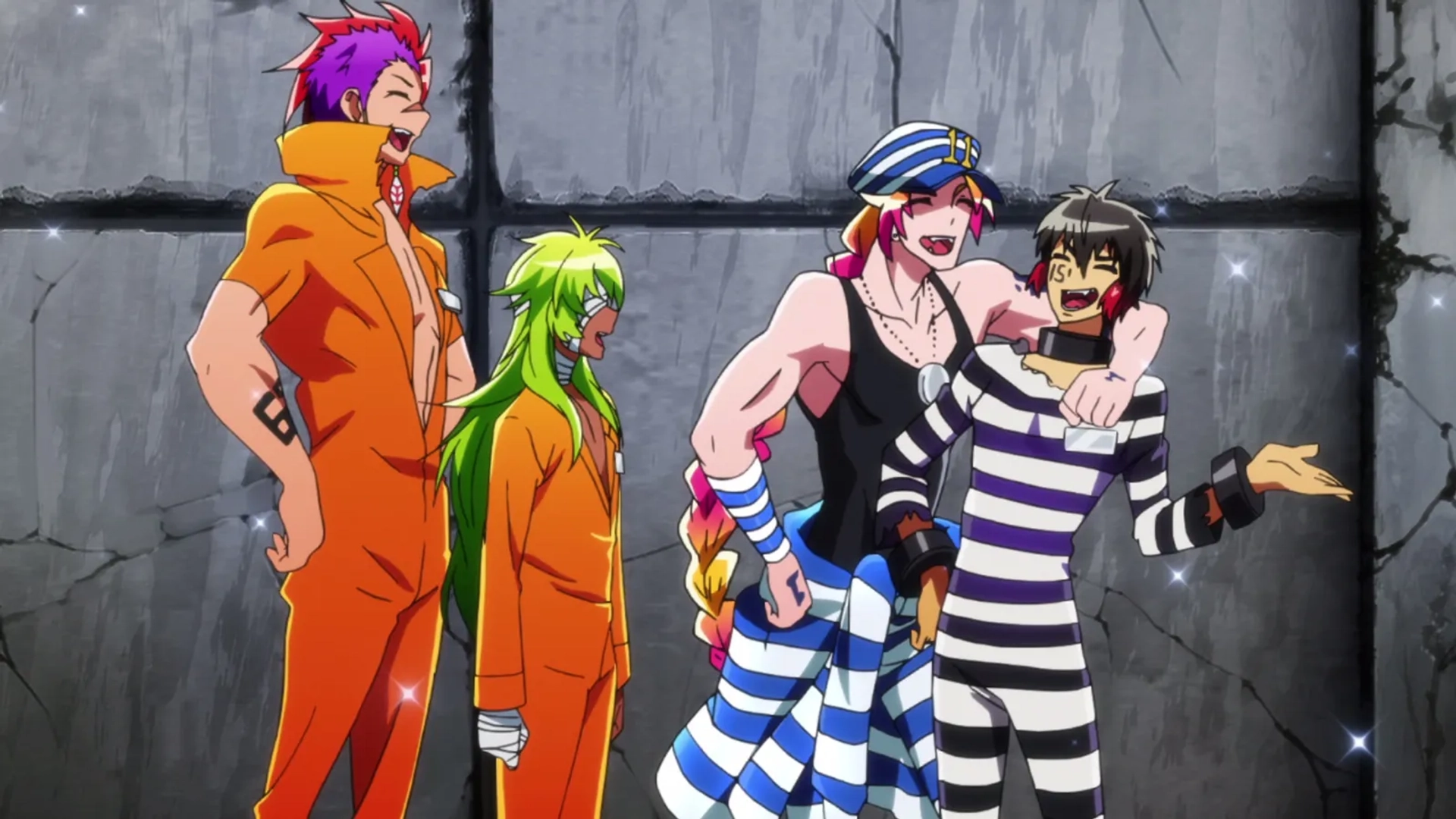 انیمه زندانی ها (Nanbaka 2016)
