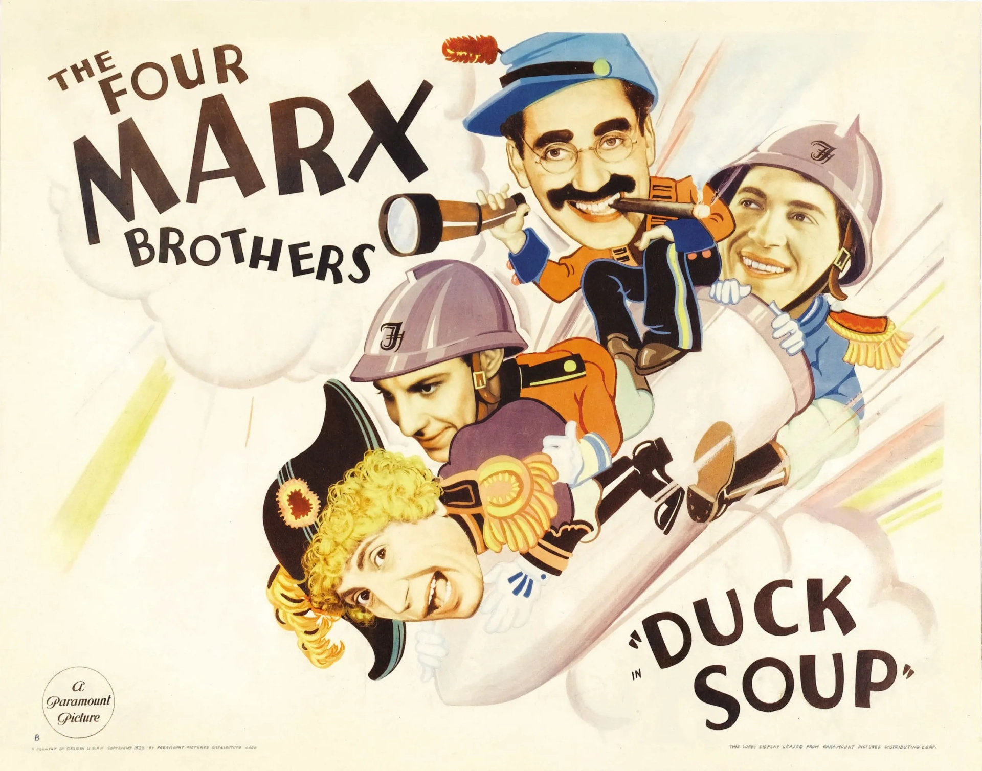 دانلود فیلم سوپ اردک (Duck Soup 1933)