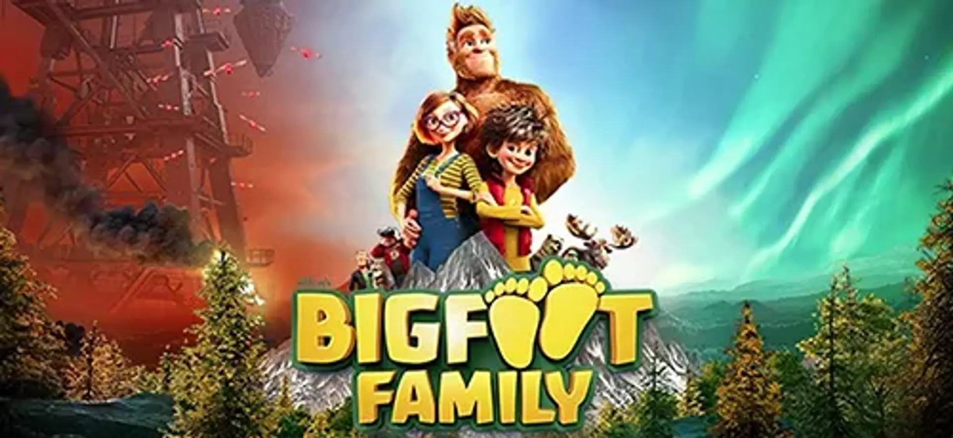 دانلود انیمیشن خانواده پاگنده (Bigfoot Family 2020)