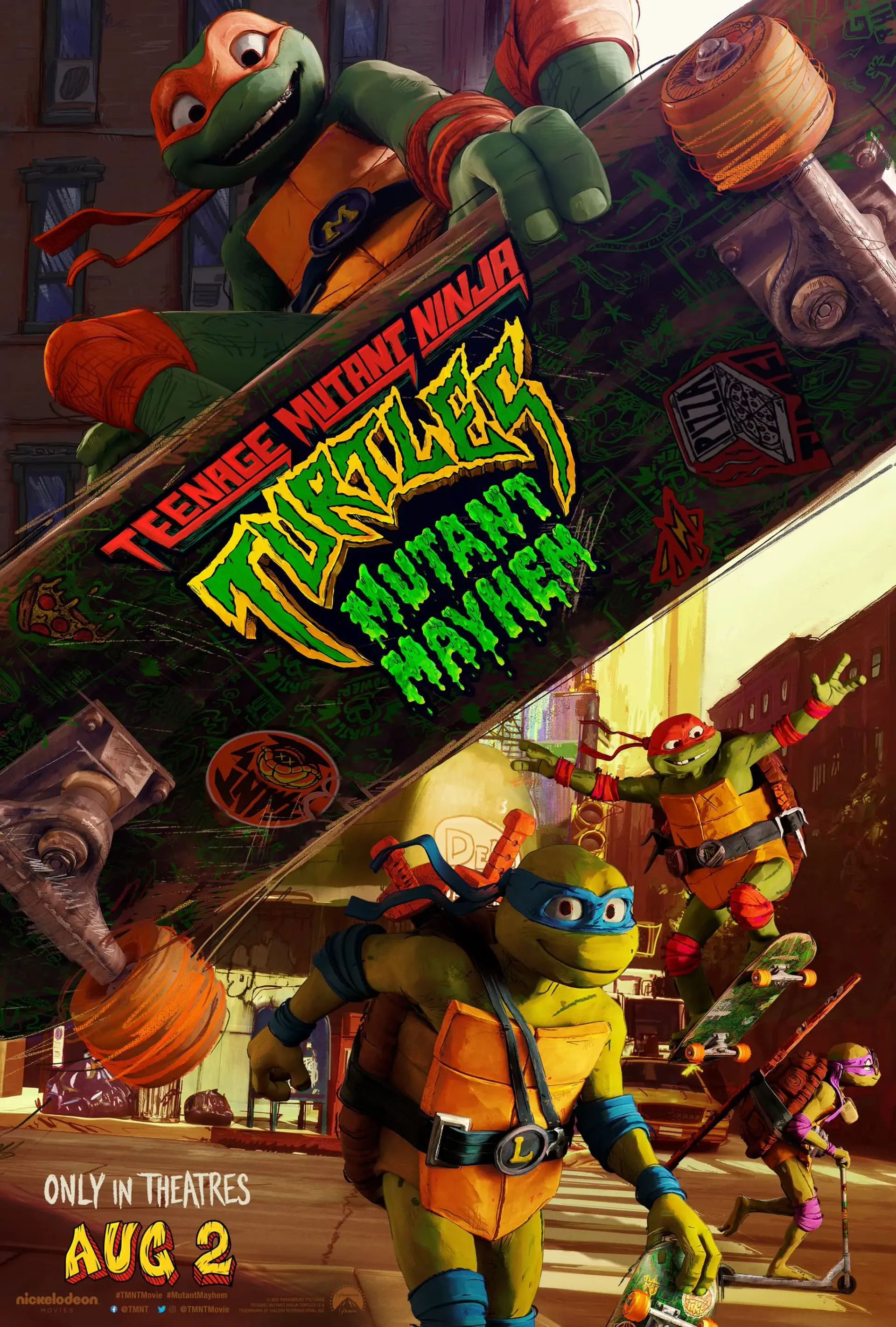 انیمیشن لاک‌پشت‌های نینجای نوجوان: آشوب جهش یافته (Teenage Mutant Ninja Turtles: Mutant Mayhem)