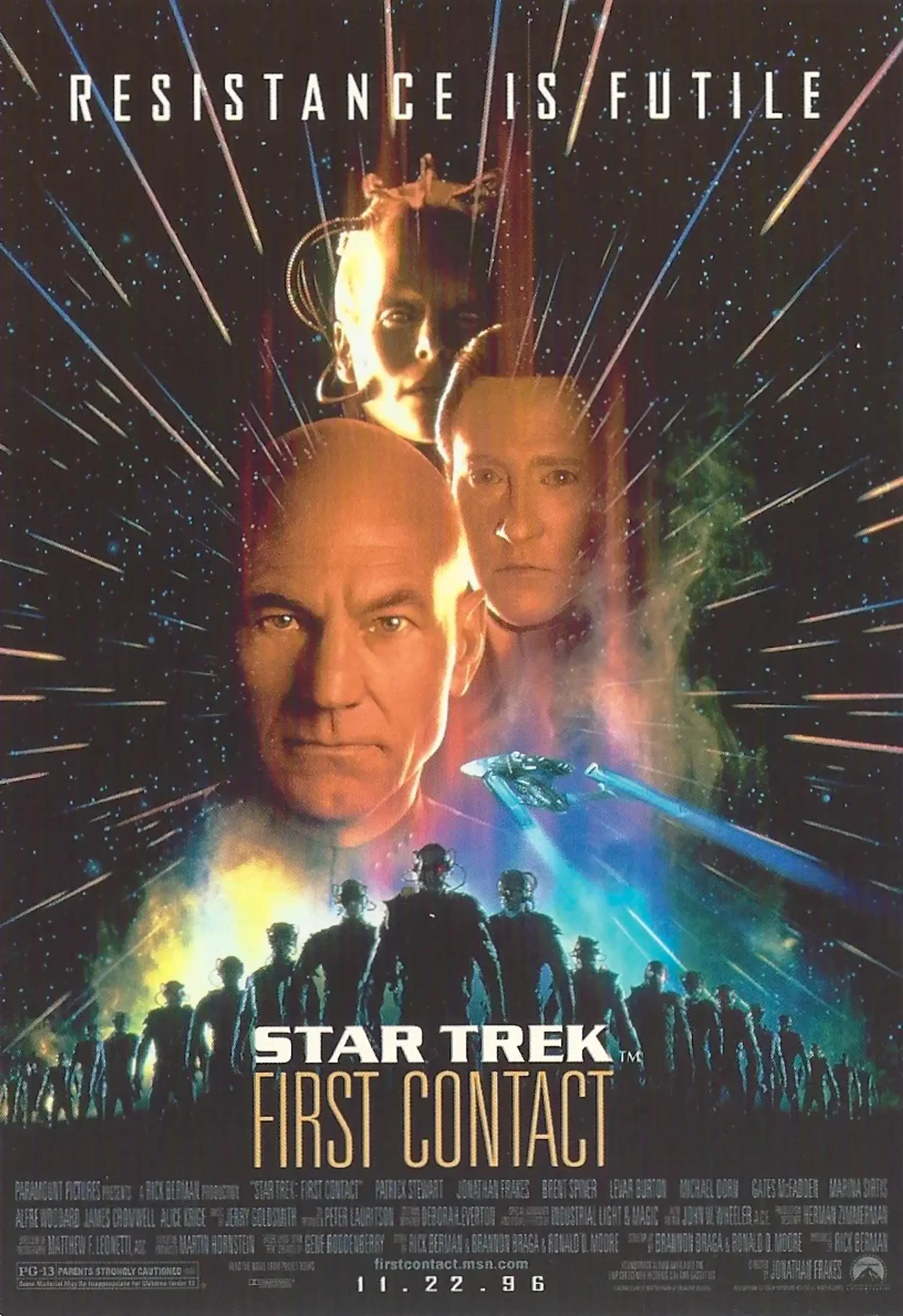 فیلم پیشتازان فضا: اولین برخورد (Star Trek: First Contact 1996)