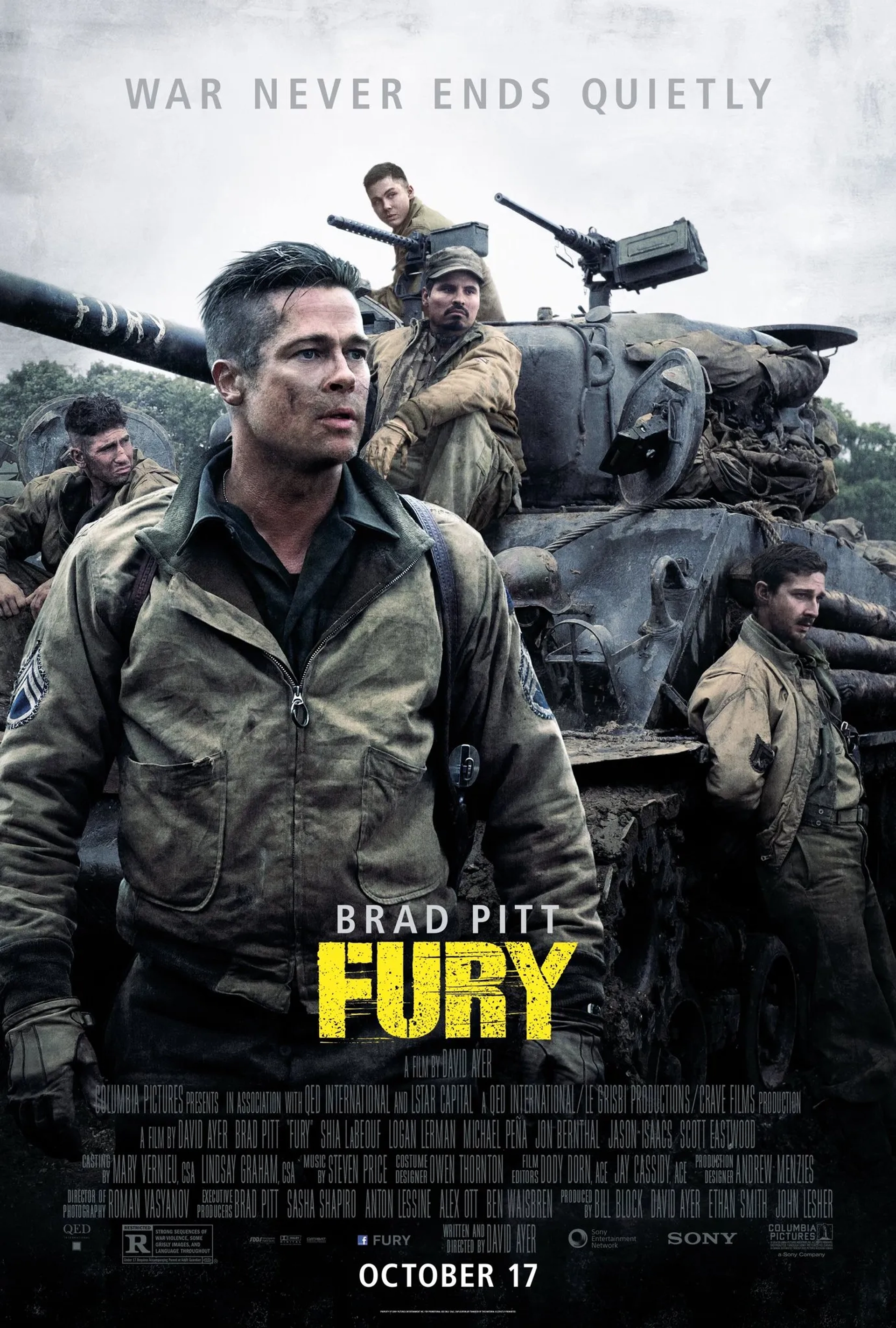 دانلود فیلم خشم (Fury 2014)