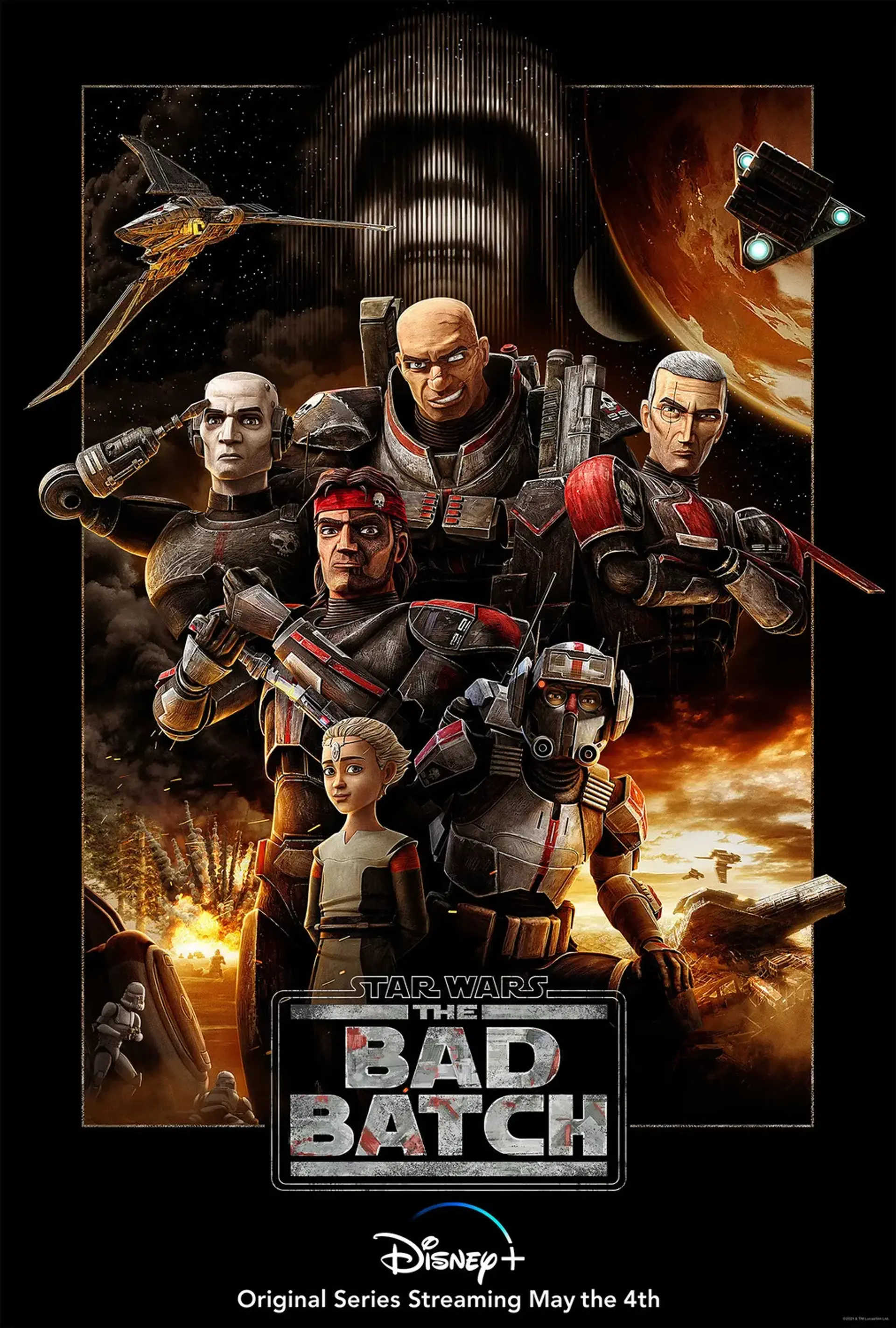 سریال جنگ ستارگان: بد بچ (Star Wars: The Bad Batch 2021)