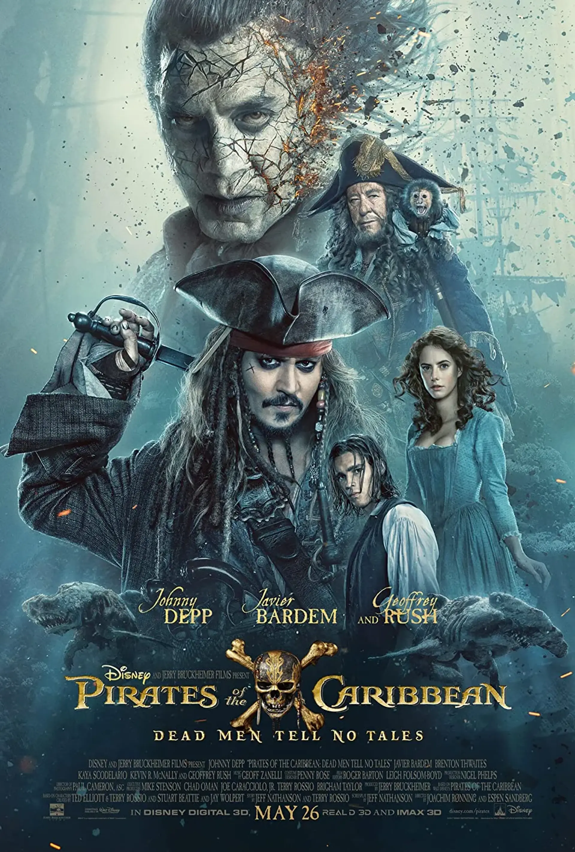 دانلود فیلم دزدان دریایی کارائیب: مردگان حکایت نمی کنند (Pirates of the Caribbean: Dead Men Tell No Tales 2017)