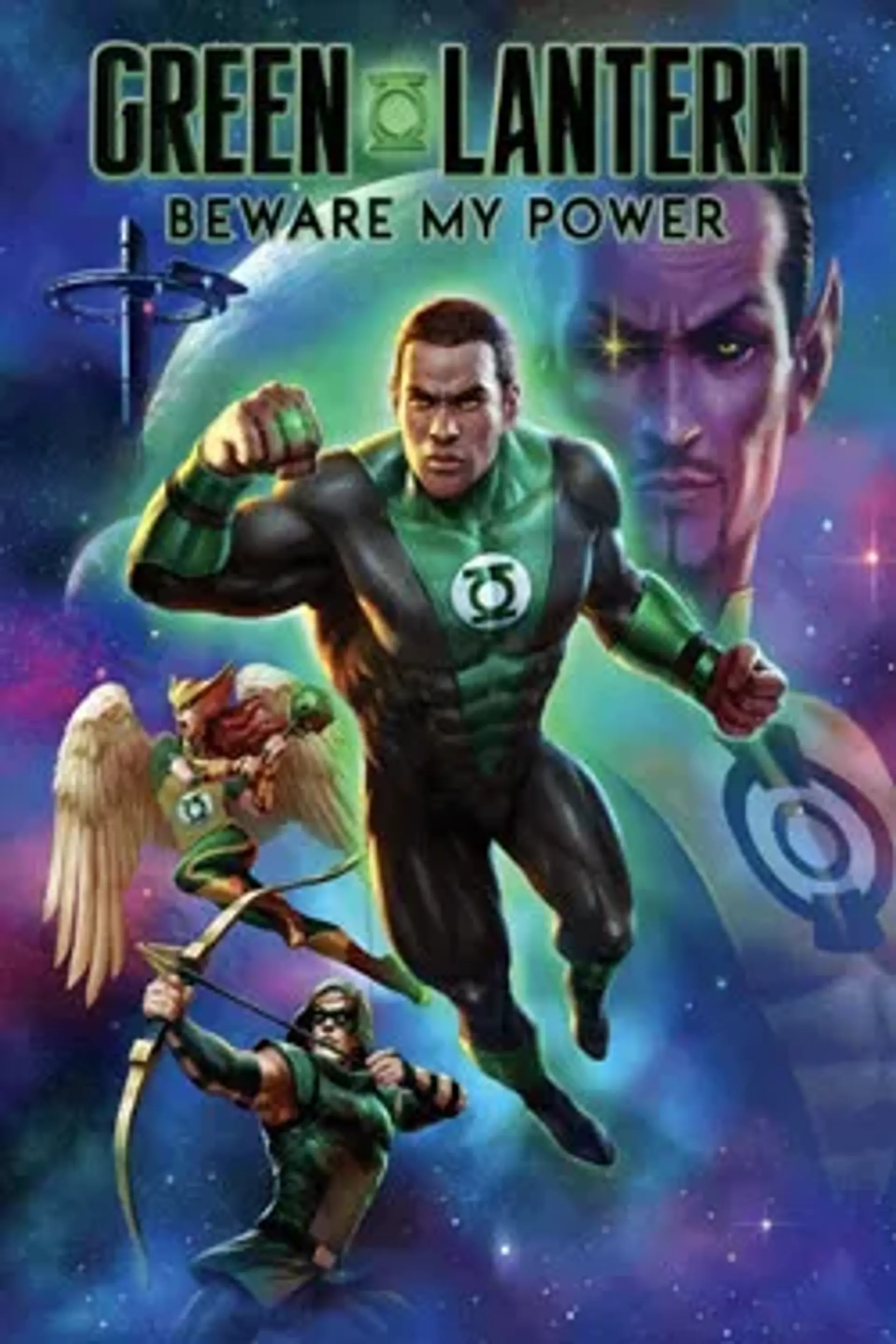 دانلود انیمیشن فانوس سبز: مراقب قدرت من باش (Green Lantern: Beware My Power 2022)