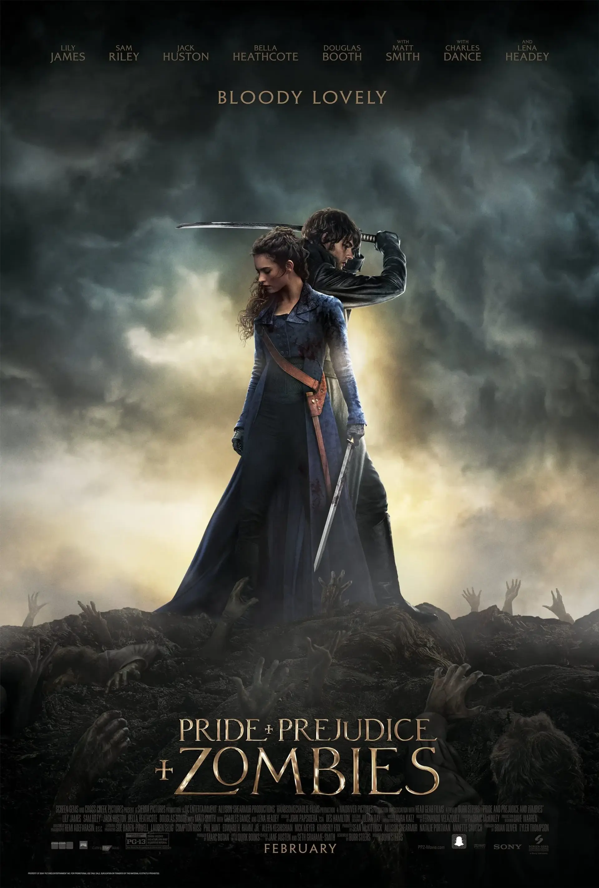 دانلود فیلم غرور و تعصب و زامبی ها (Pride And Prejudice And Zombies 2016)