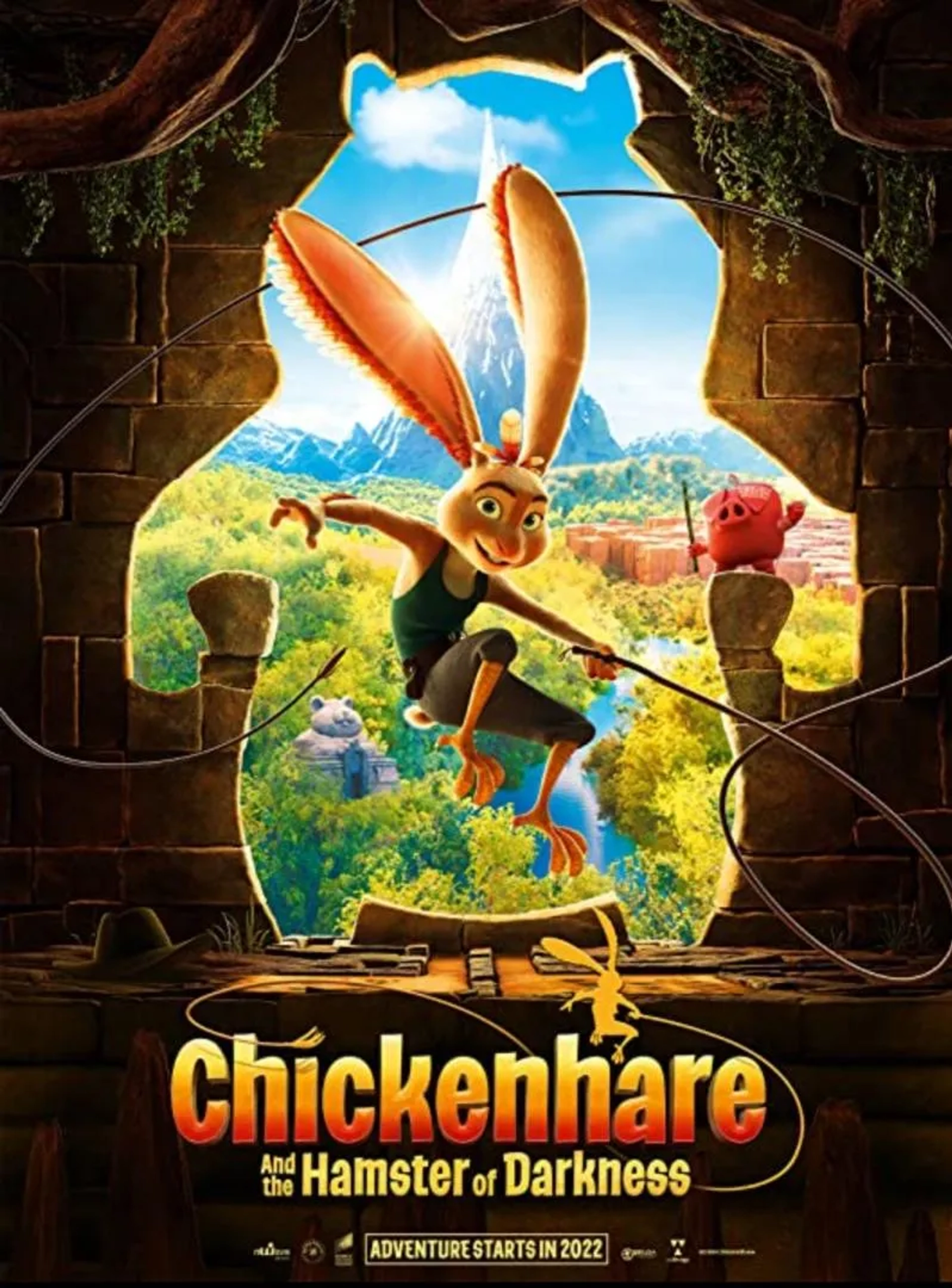دانلود انیمیشن خرگوش مرغی و همستر تاریکی (Chickenhare and the Hamster of Darkness 2022)