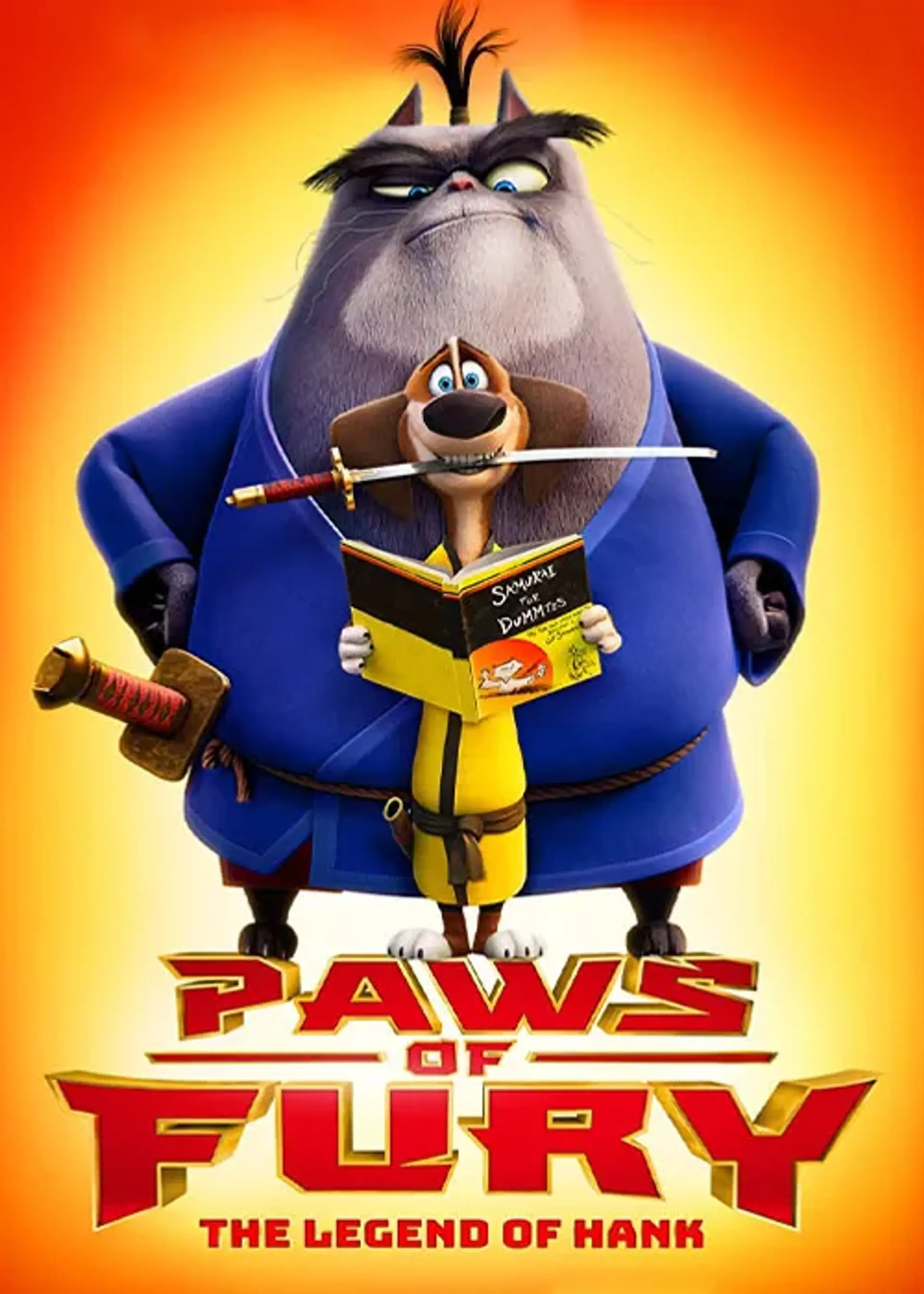 دانلود انیمیشن پنجه های خشم: افسانه هنک (Paws of Fury: The Legend of Hank 2022)