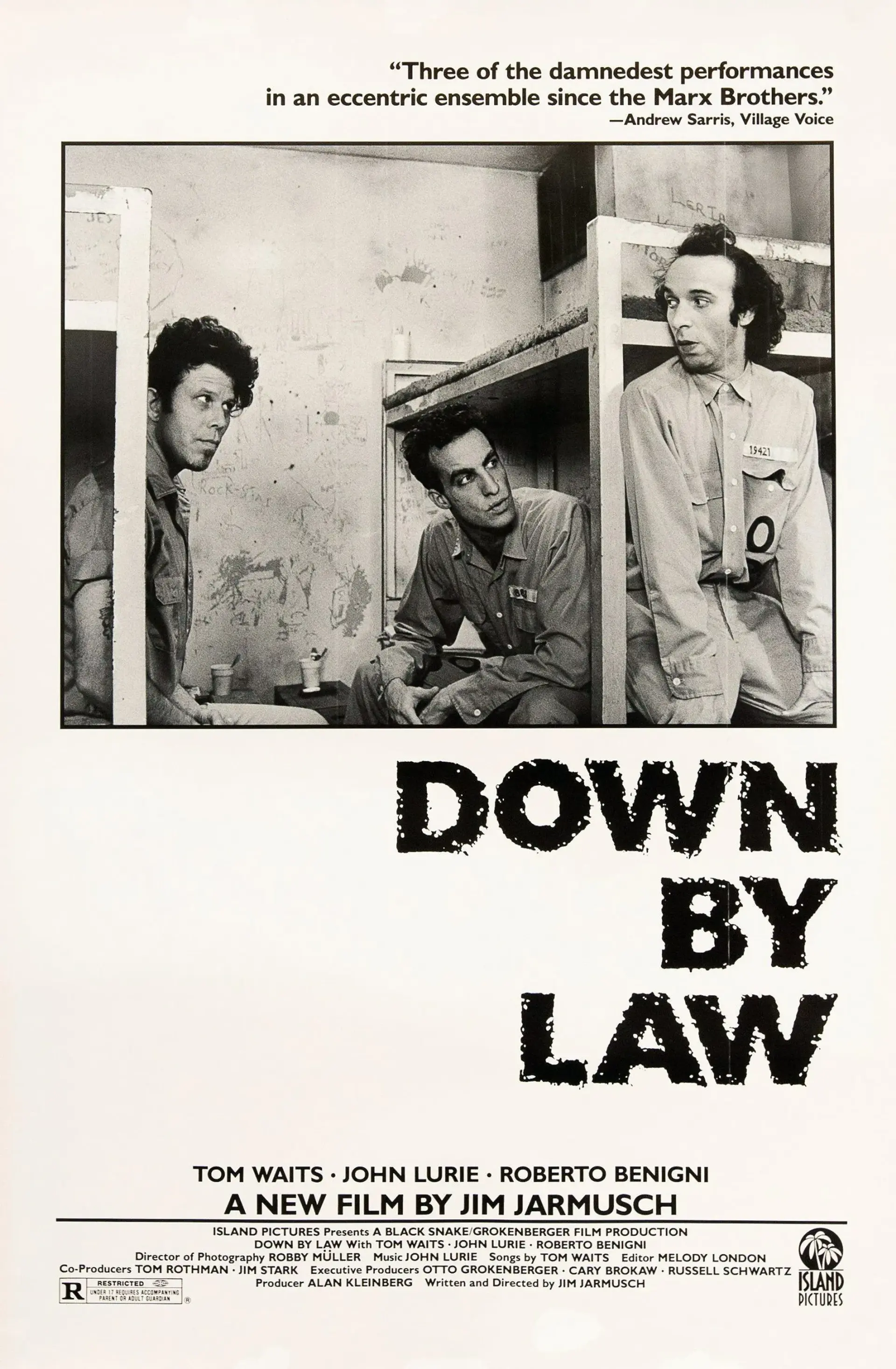 دانلود فیلم مغلوب قانون (Down by Law 1986)