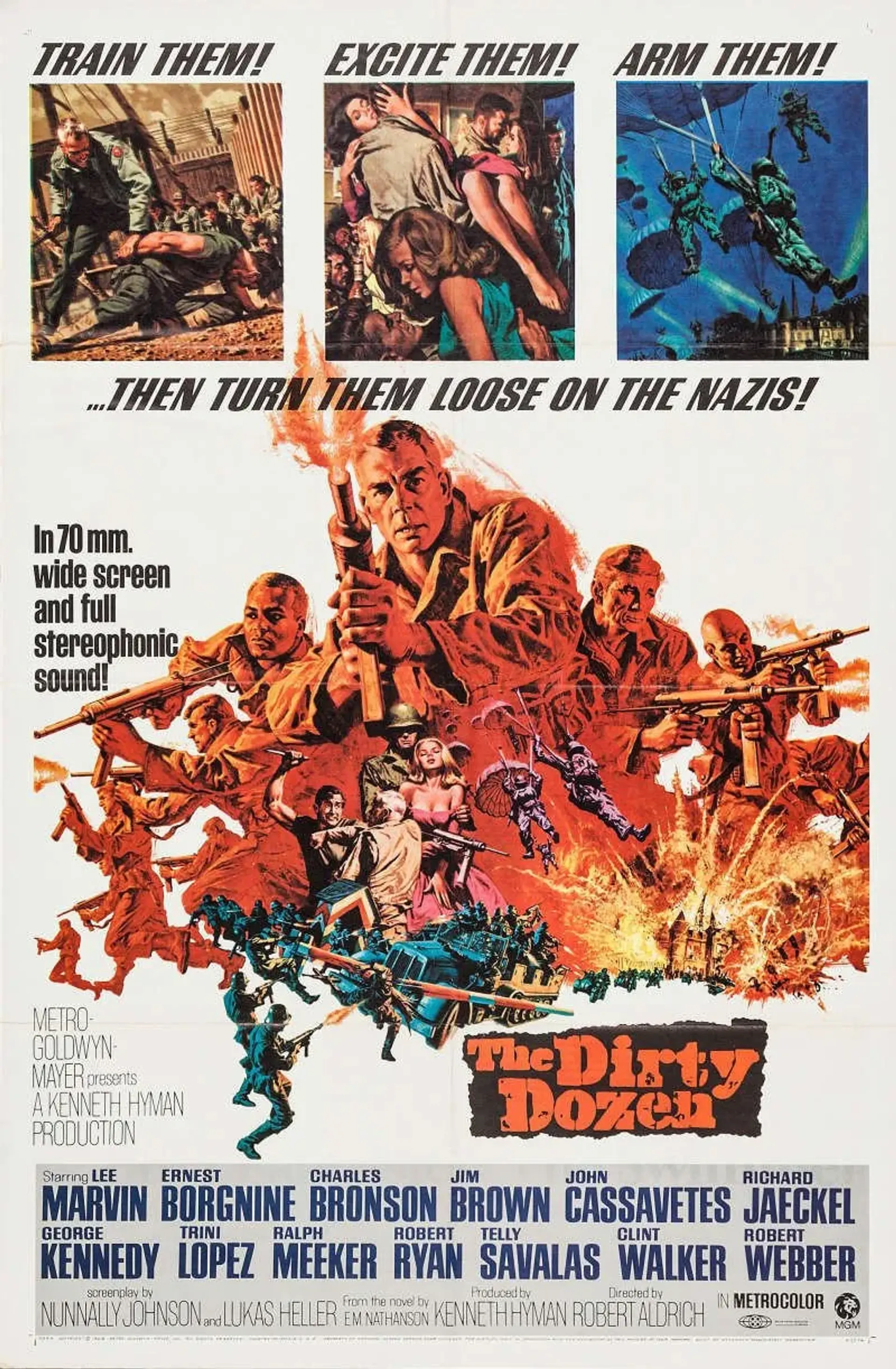 دانلود فیلم دوازده مرد خبیث 1967 (The Dirty Dozen 1967)