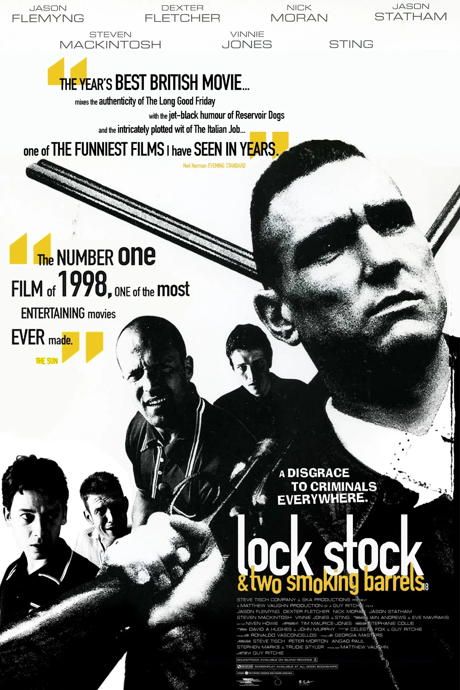 دانلود فیلم قفل انبار و دو بشکه باروت (Lock, Stock and Two Smoking Barrels 1998)