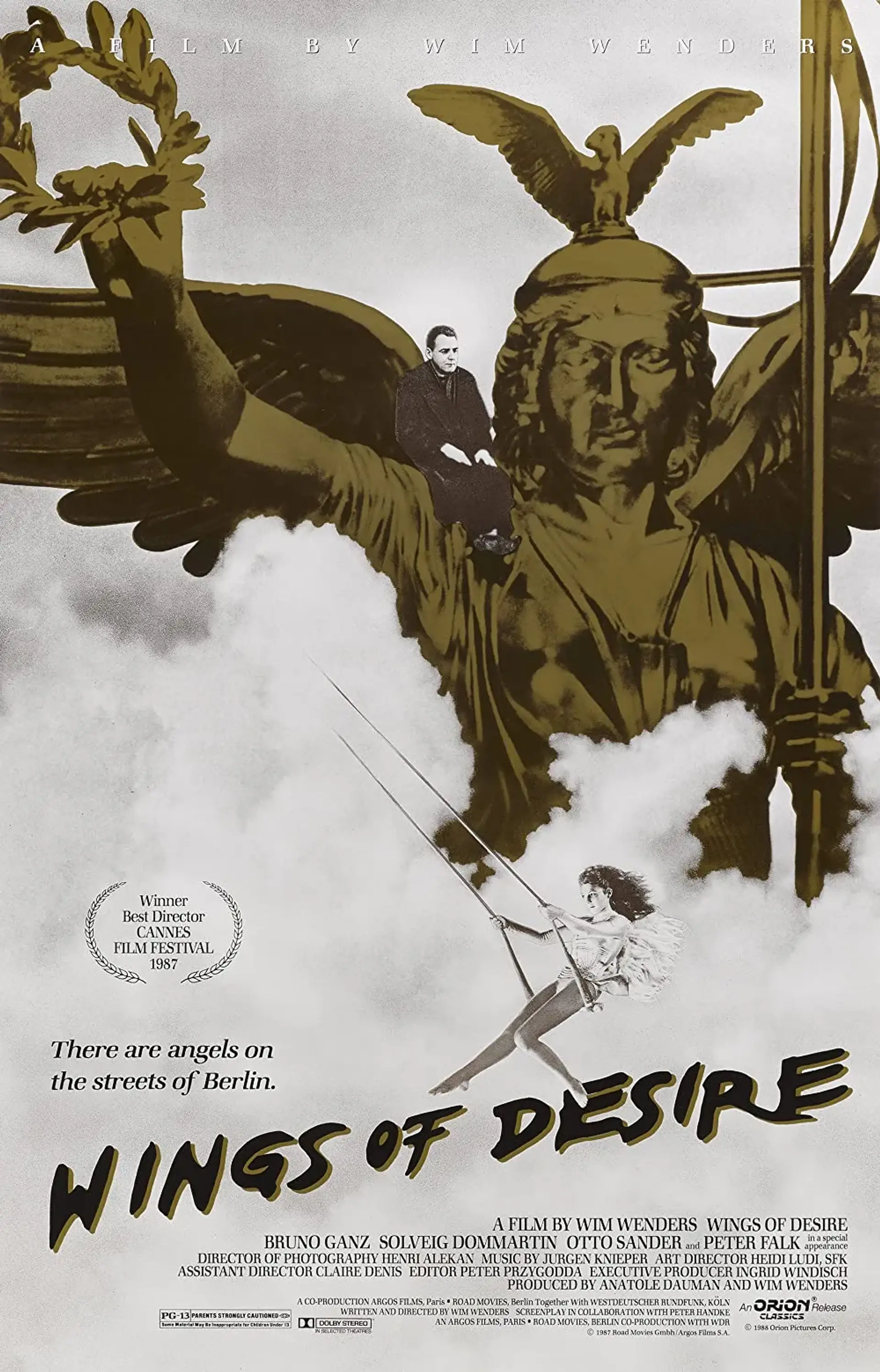 دانلود فیلم زیر آسمان برلین 1987(Wings of Desire 1987)