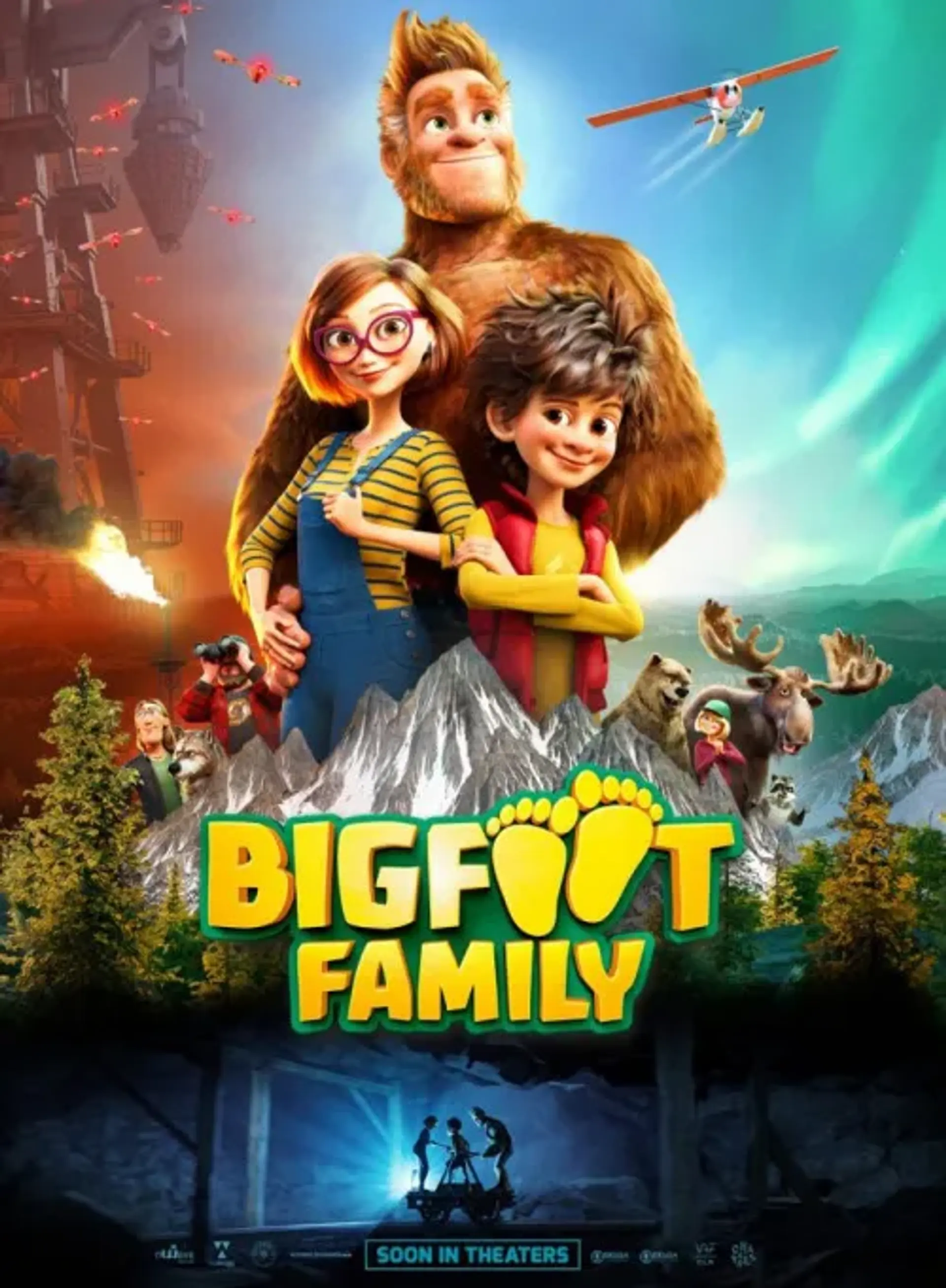 دانلود انیمیشن خانواده پاگنده (Bigfoot Family 2020)