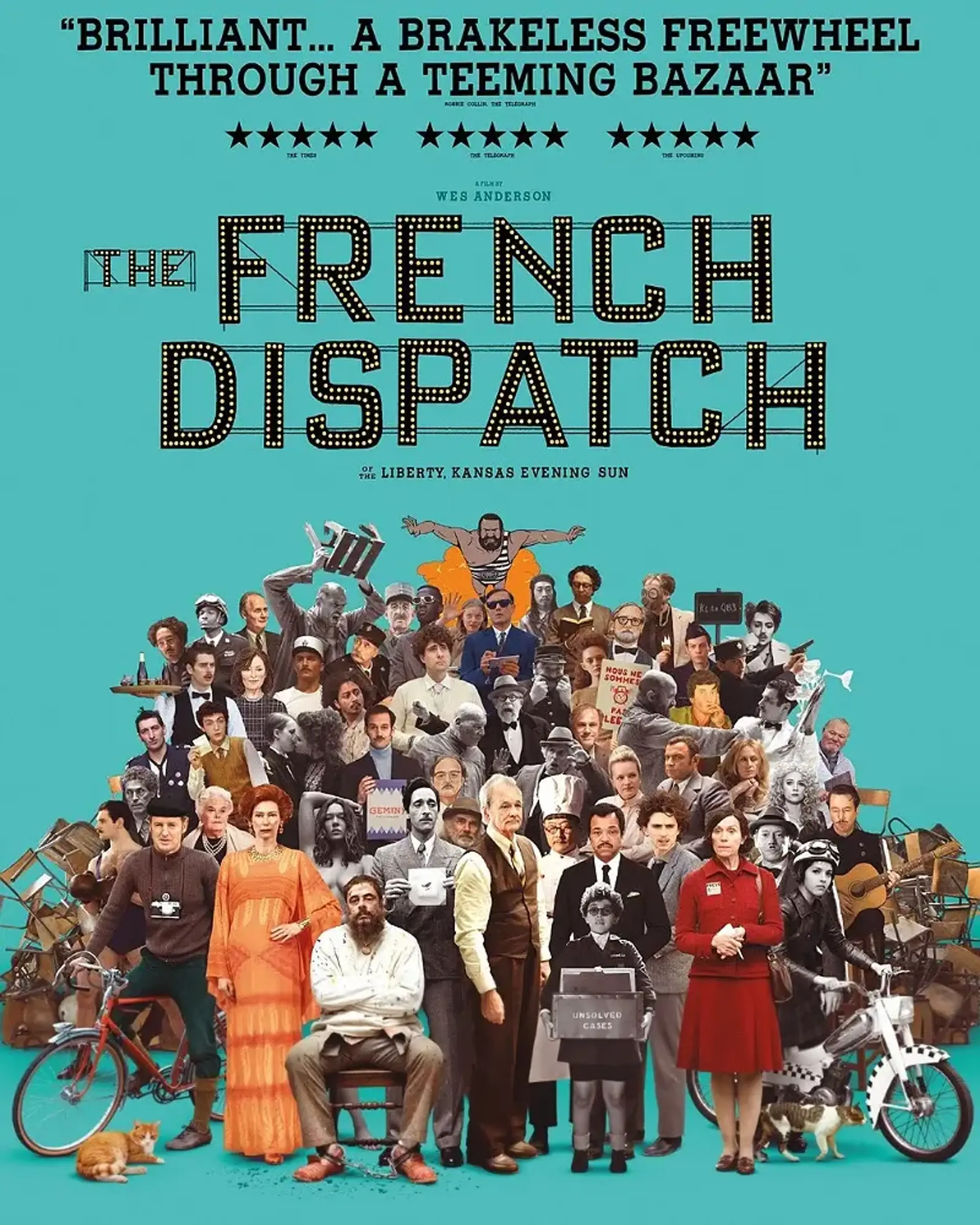 دانلود فیلم گزارش فرانسوی2021 (The French Dispatch 2021)