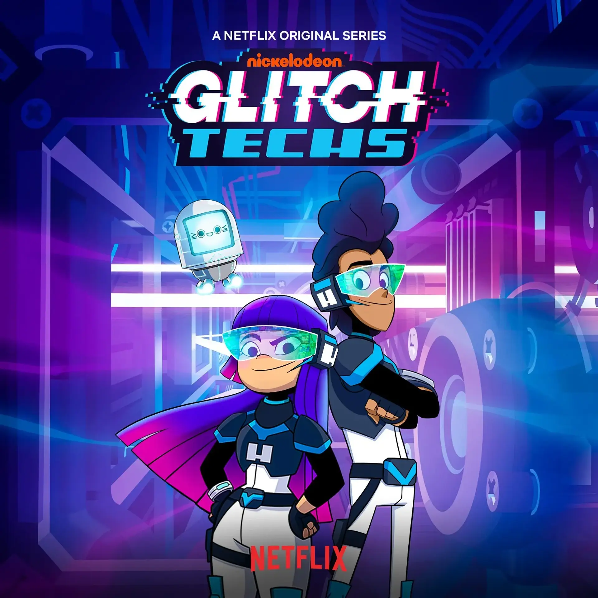 انیمیشن تکنسین های گلیچ (Glitch Techs 2020)