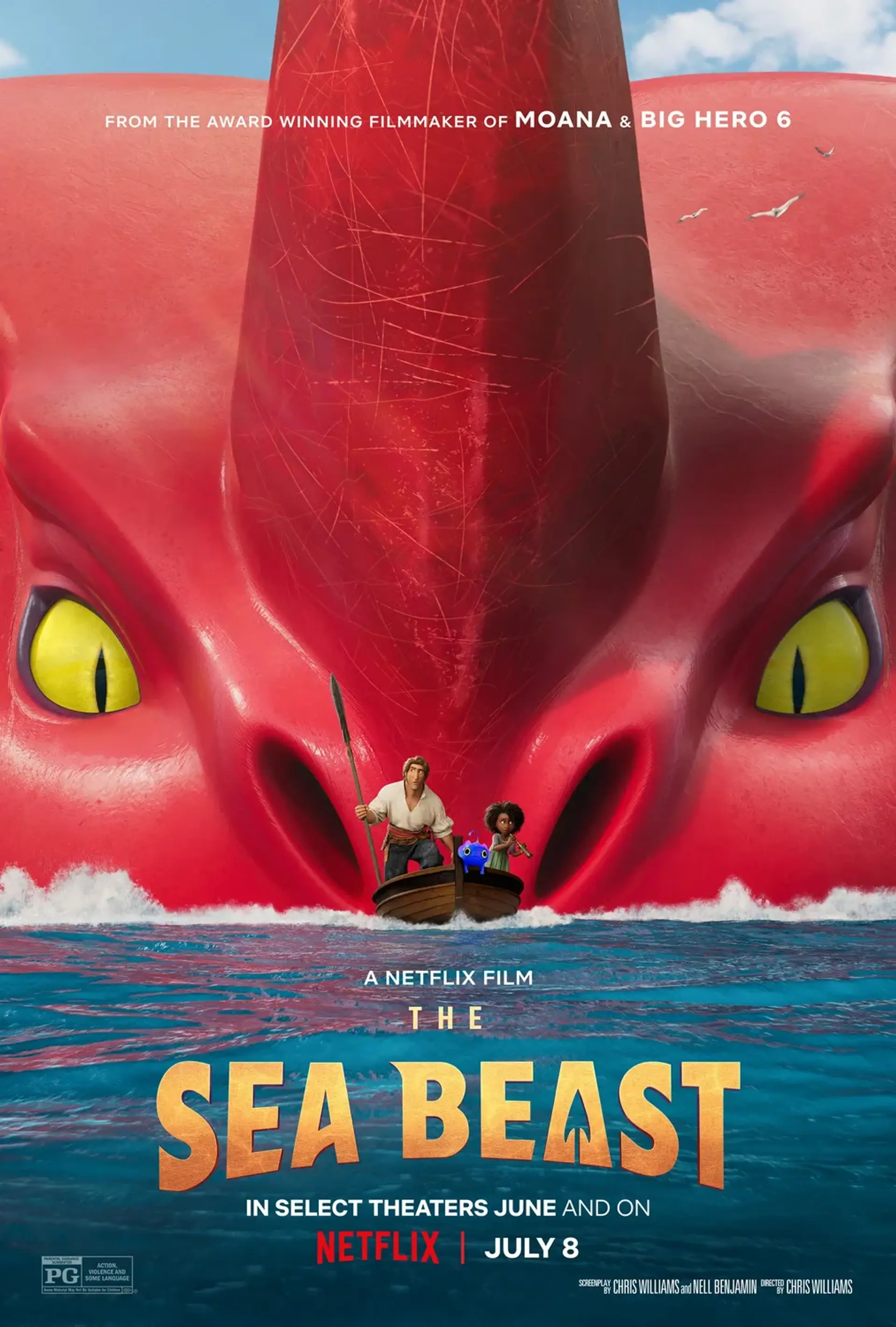 دانلود انیمیشن هیولای دریا (The Sea Beast 2022)