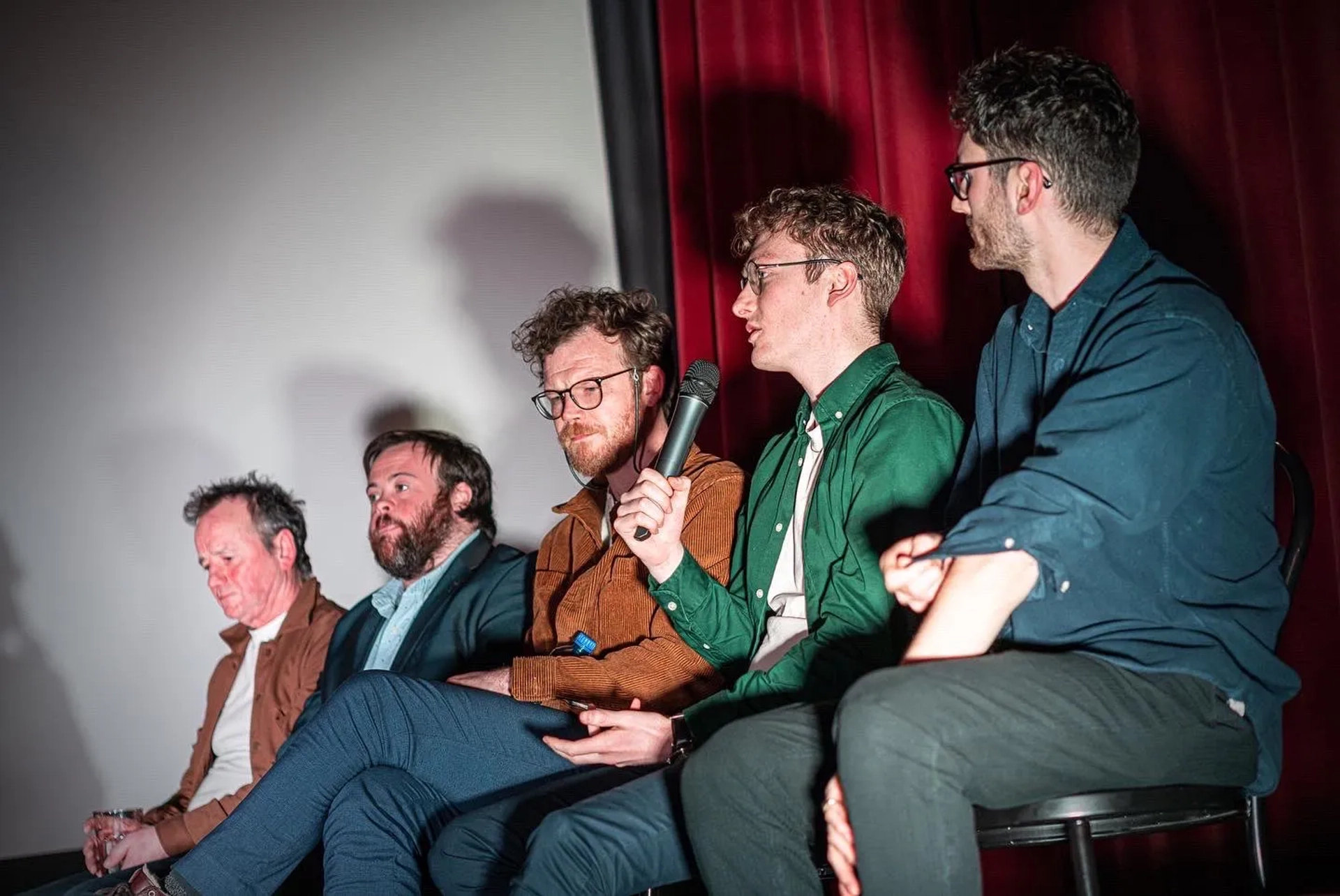 James Martin, Paddy Jenkins, Seamus O'Hara, Tom Berkeley, and Ross White at an event for An Irish Goodbye (2022)