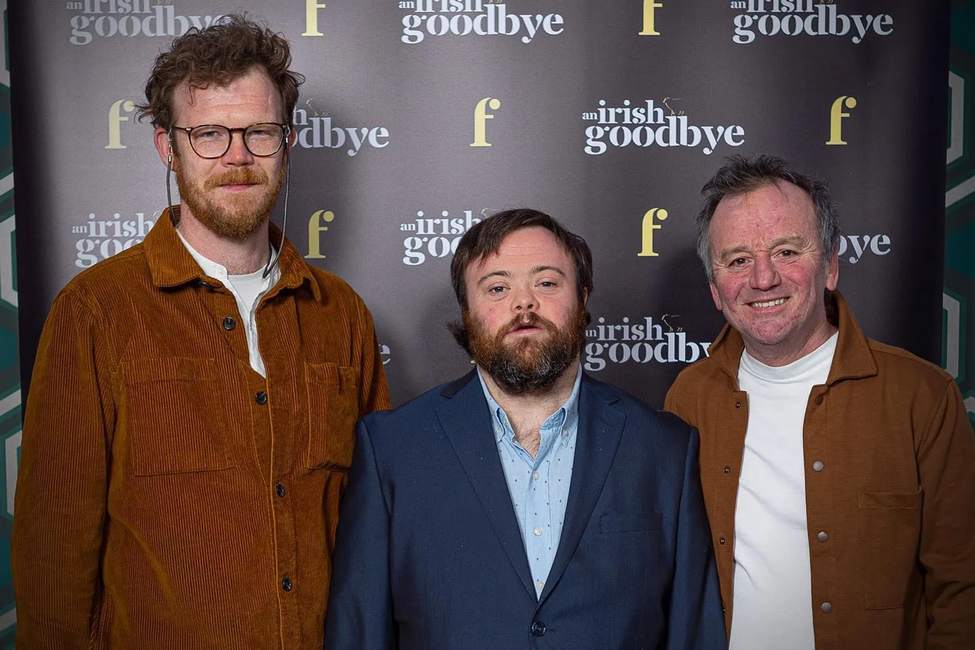 James Martin, Paddy Jenkins, and Seamus O'Hara at an event for An Irish Goodbye (2022)