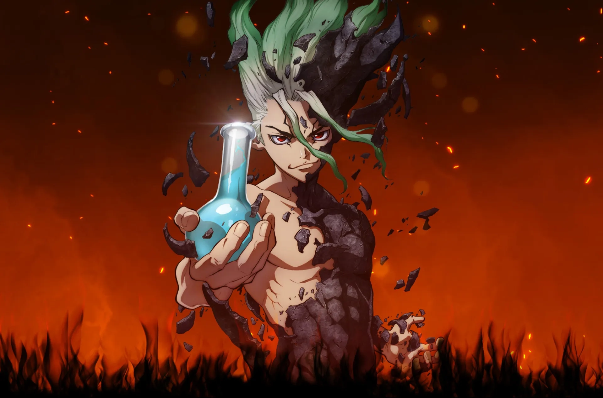 دانلود انیمه دکتر استون (Dr. Stone 2019)