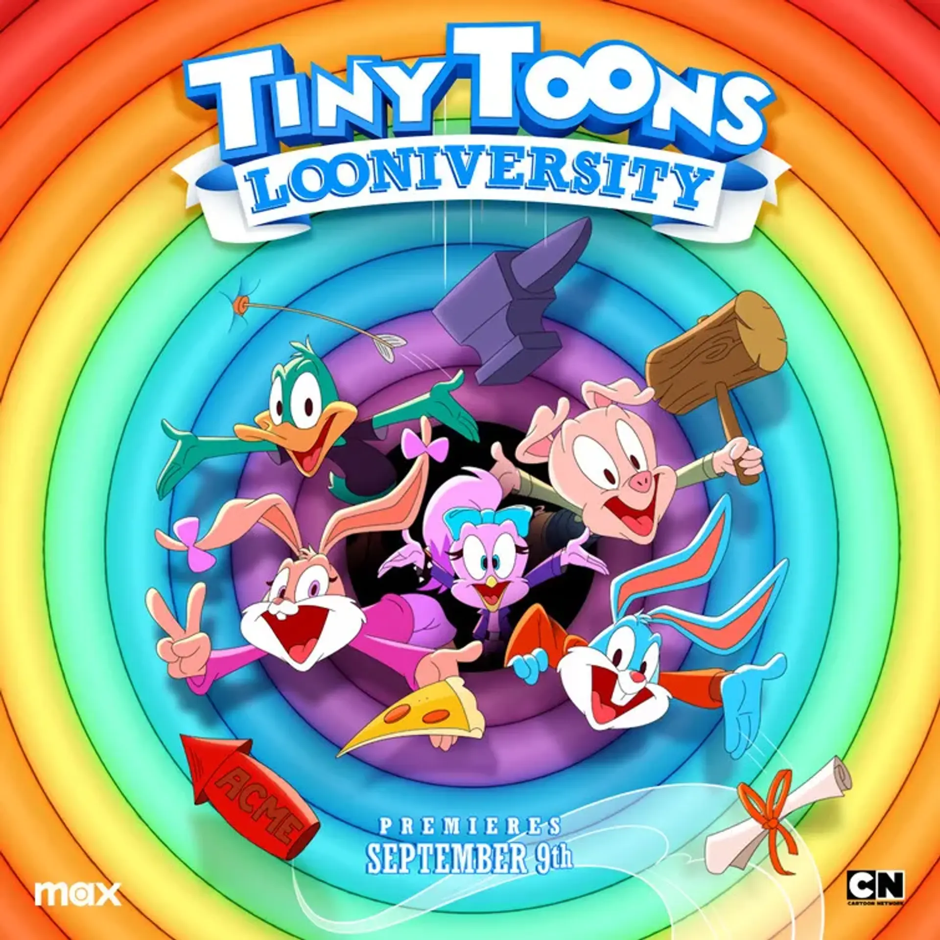 دانلود انیمیشن تاینی تون ها در دبیرستان لو (Tiny Toons Looniversity 2023)