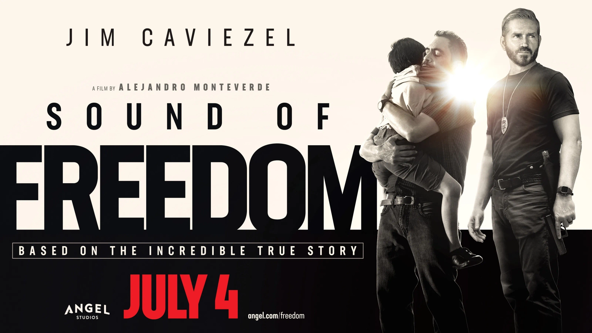 Jim Caviezel and José Zúñiga in Sound of Freedom (2023)