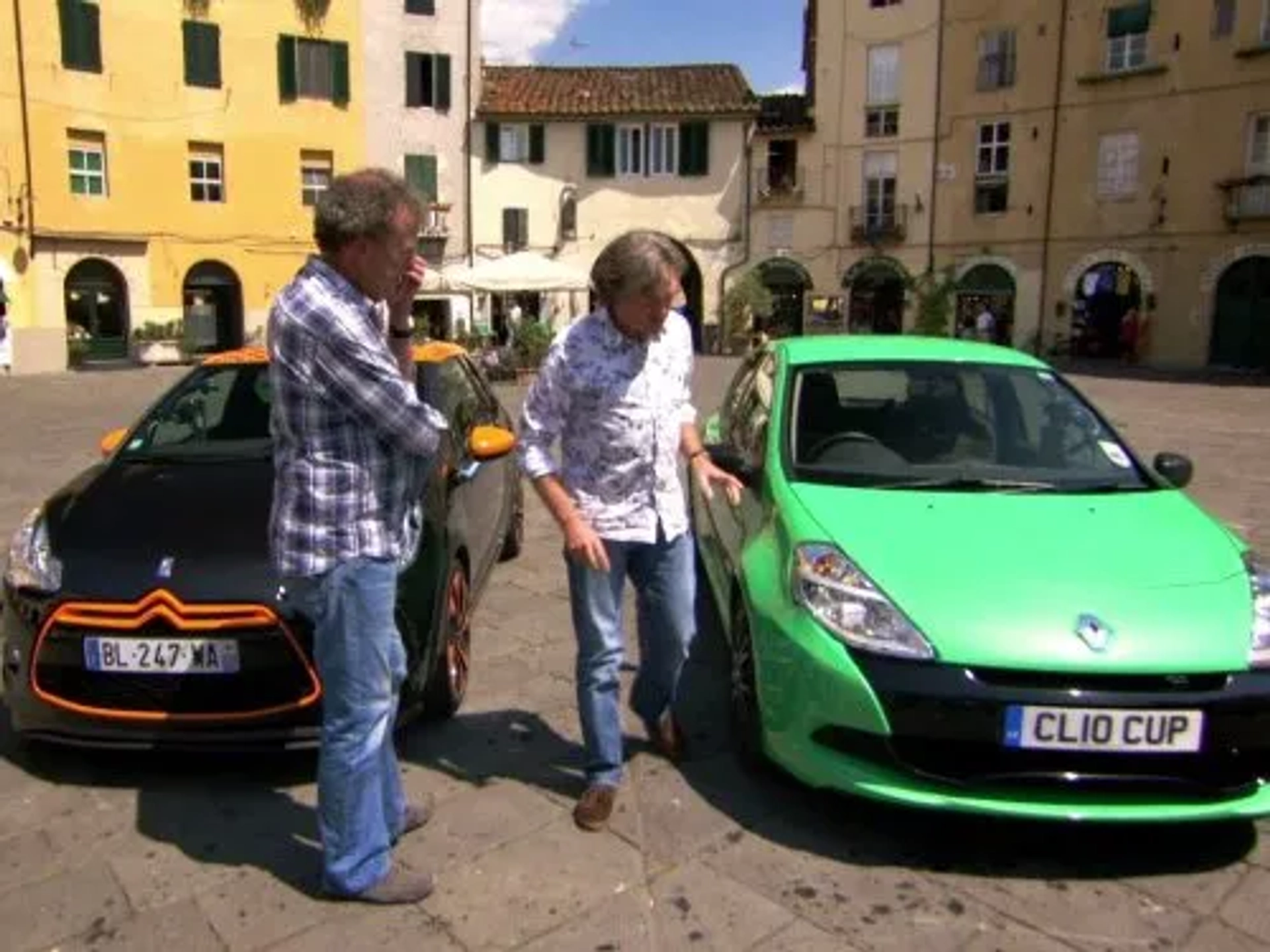 Jeremy Clarkson and James May in Top Gear (2002)