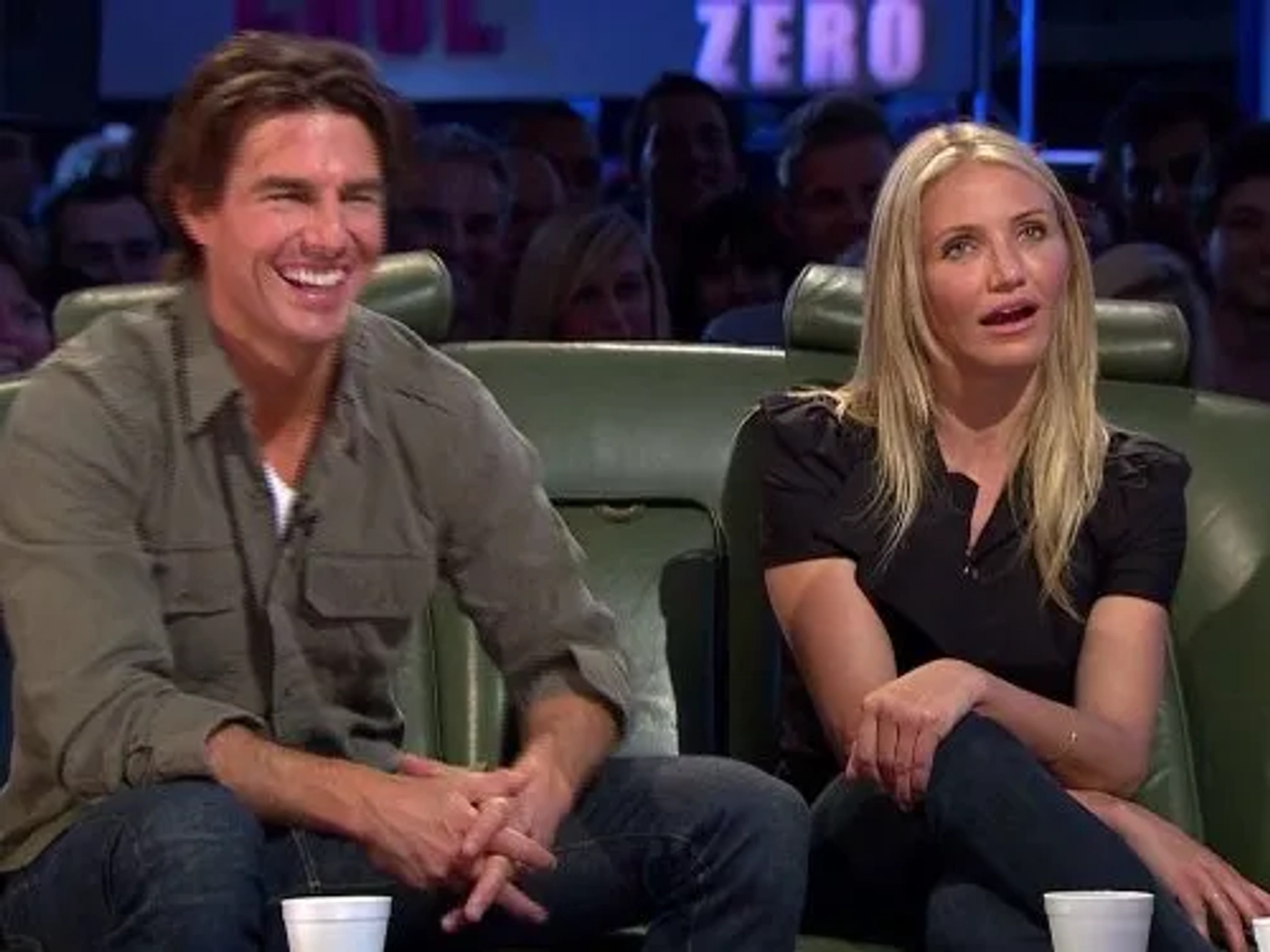 Tom Cruise and Cameron Diaz in Top Gear (2002)