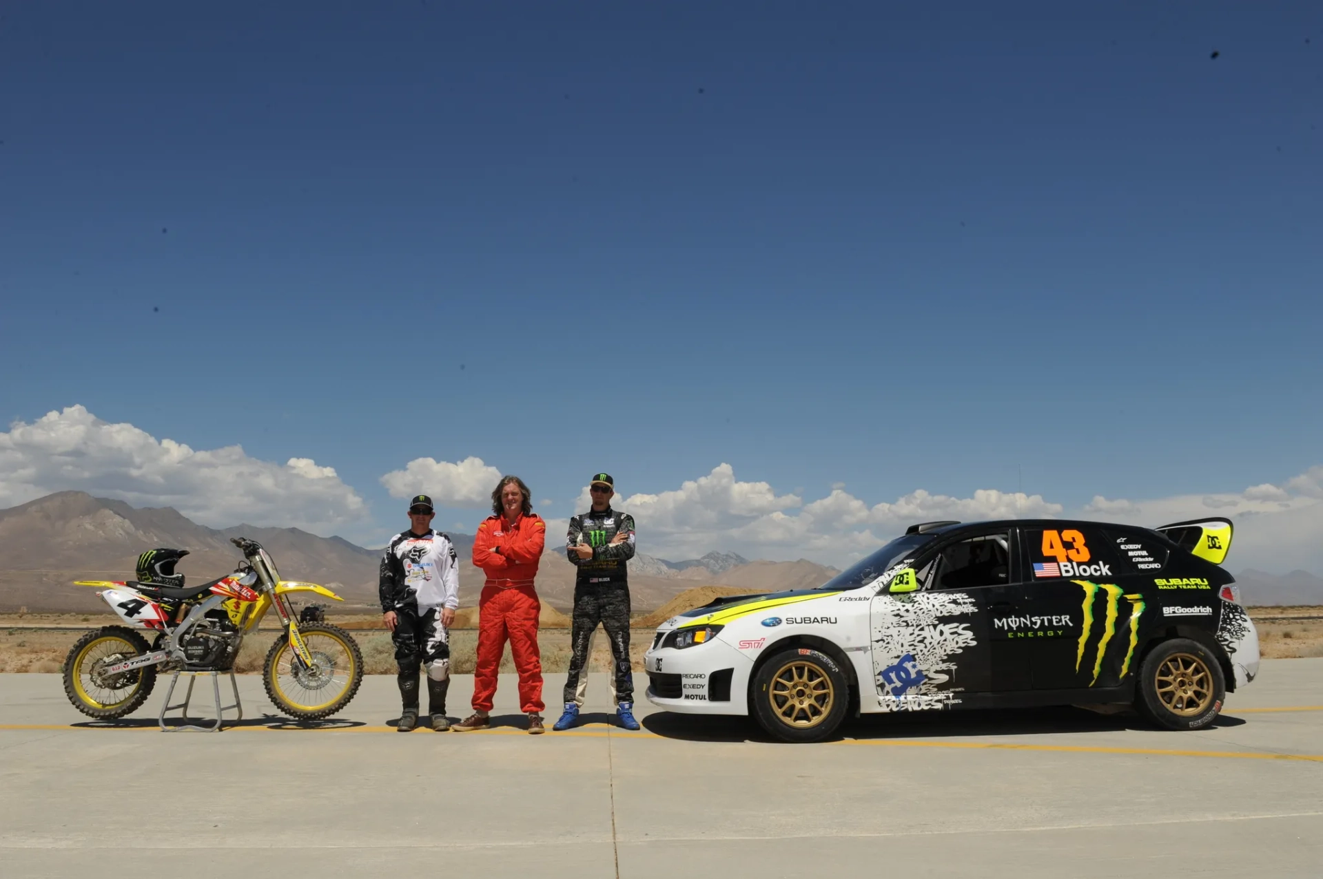 James May and Ken Block in Top Gear (2002)