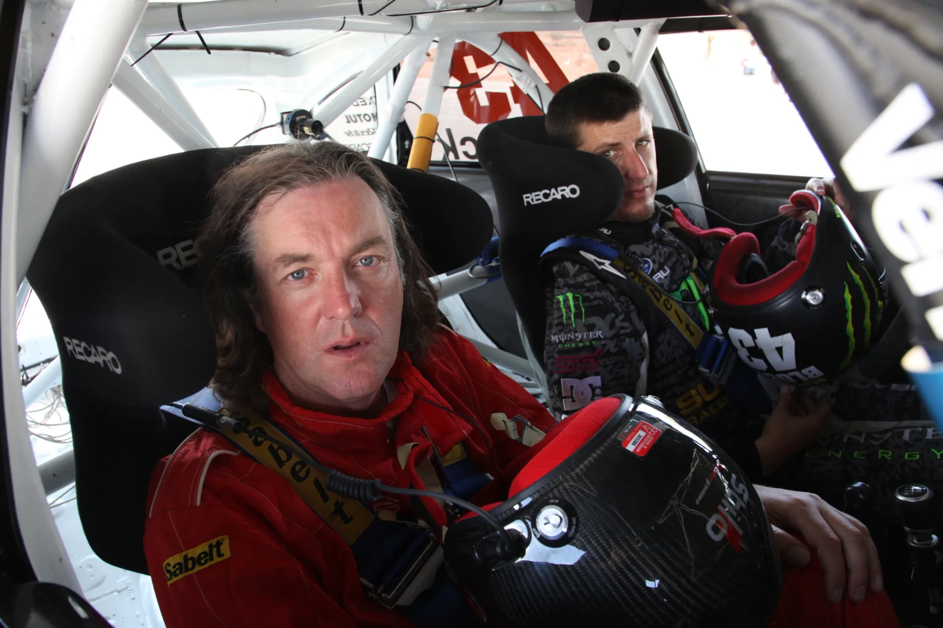 James May and Ken Block in Top Gear (2002)