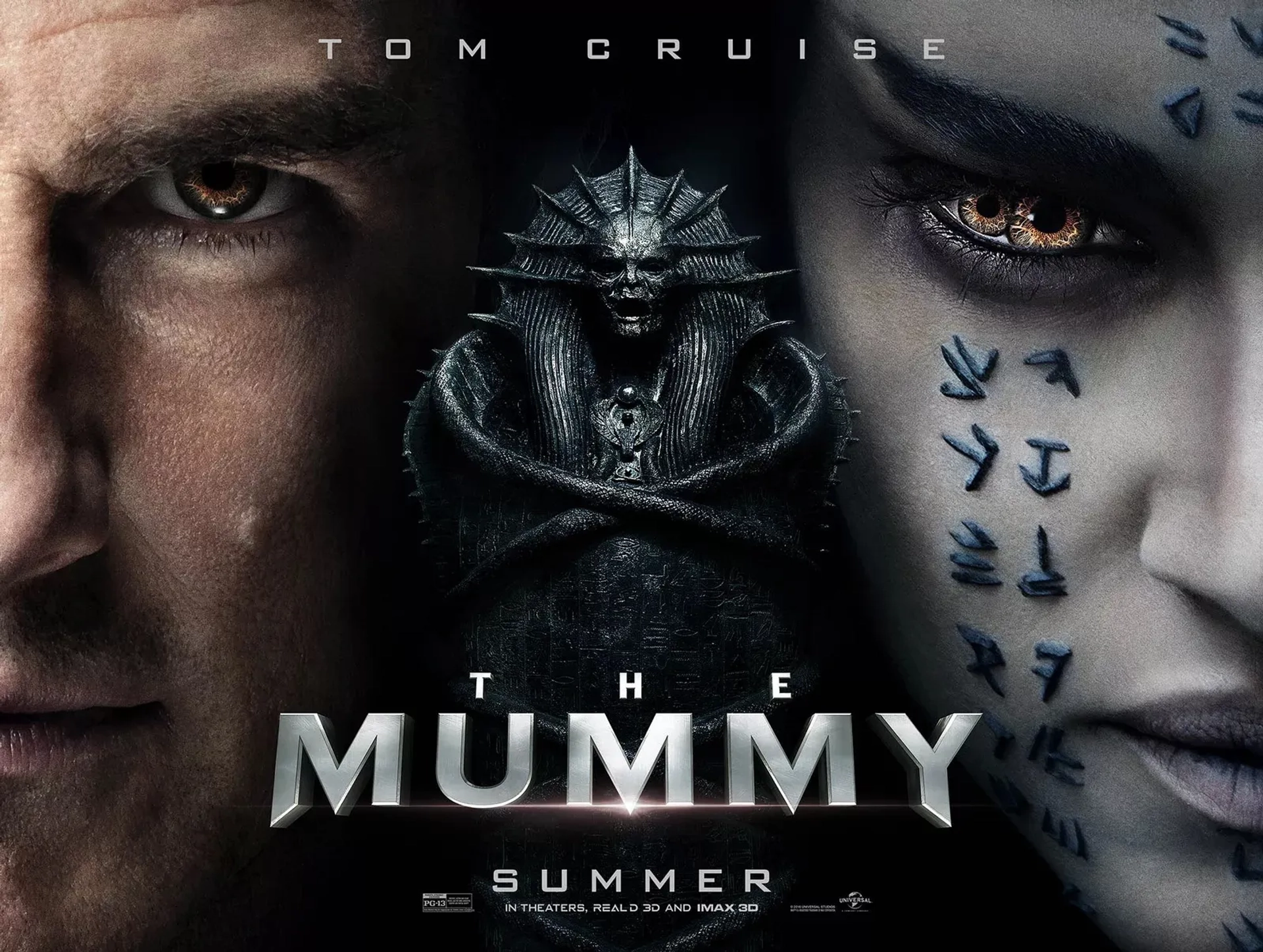 Tom Cruise and Sofia Boutella in The Mummy (2017)