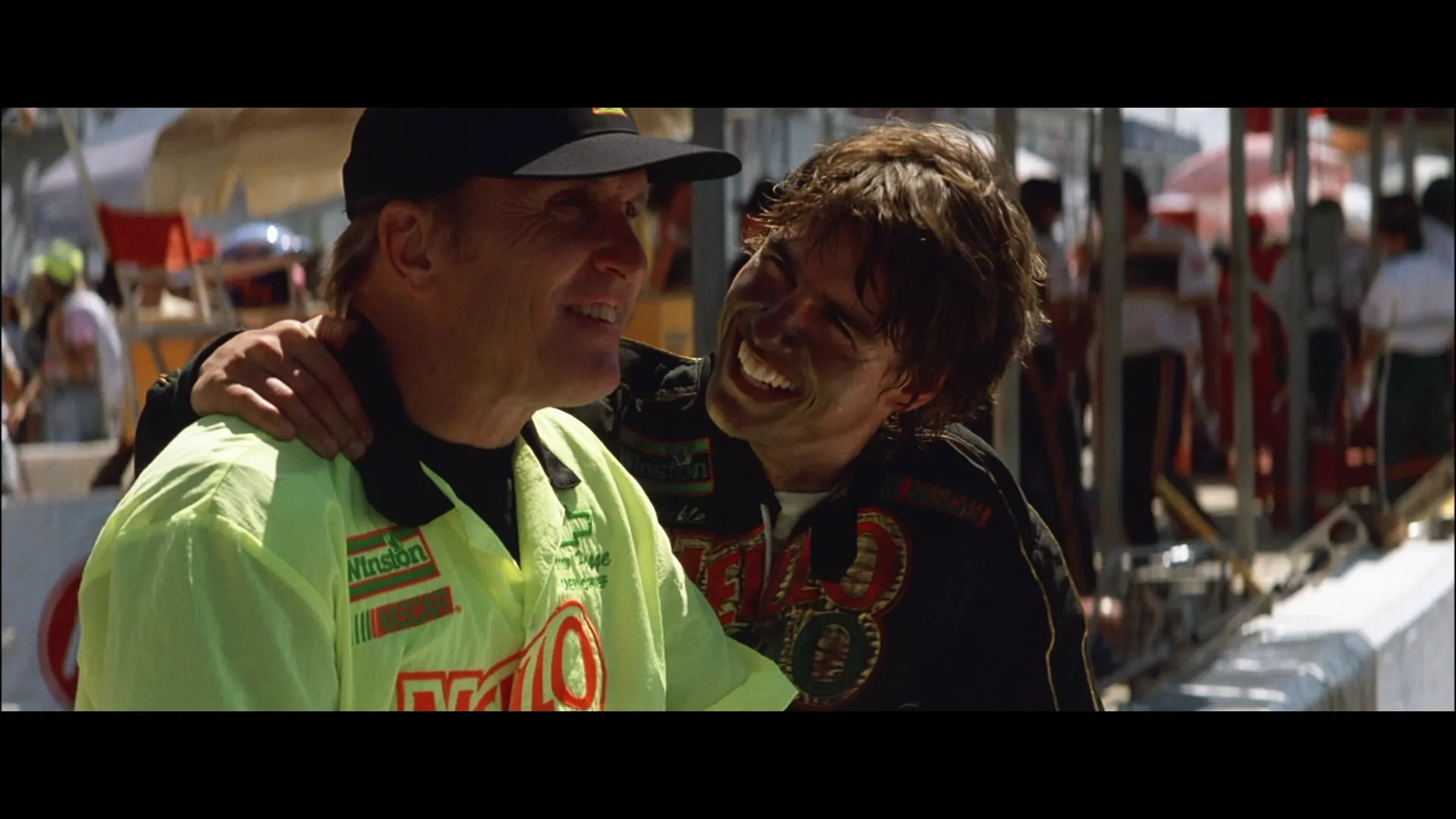 Tom Cruise and Robert Duvall in Days of Thunder (1990)