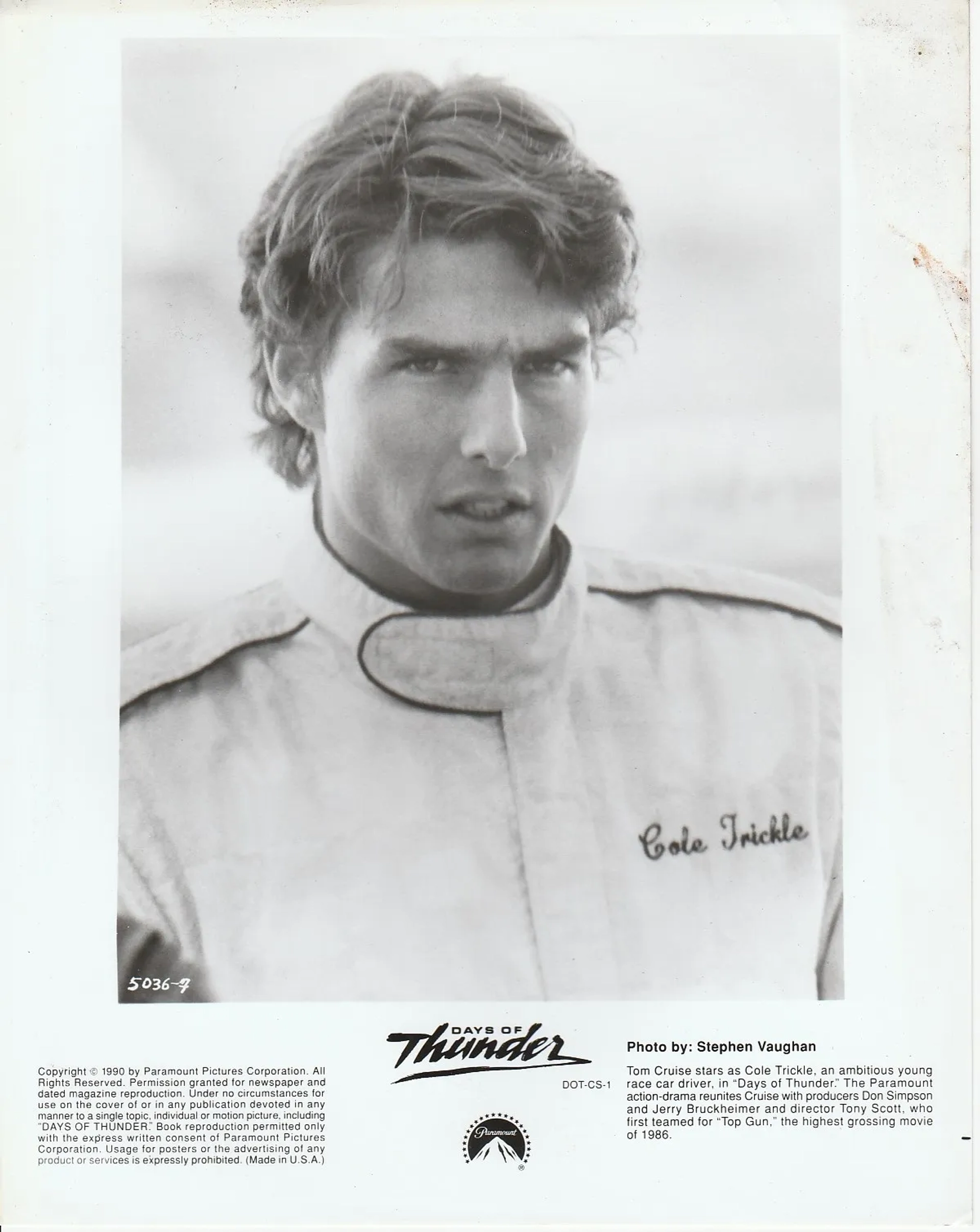 Tom Cruise in Days of Thunder (1990)