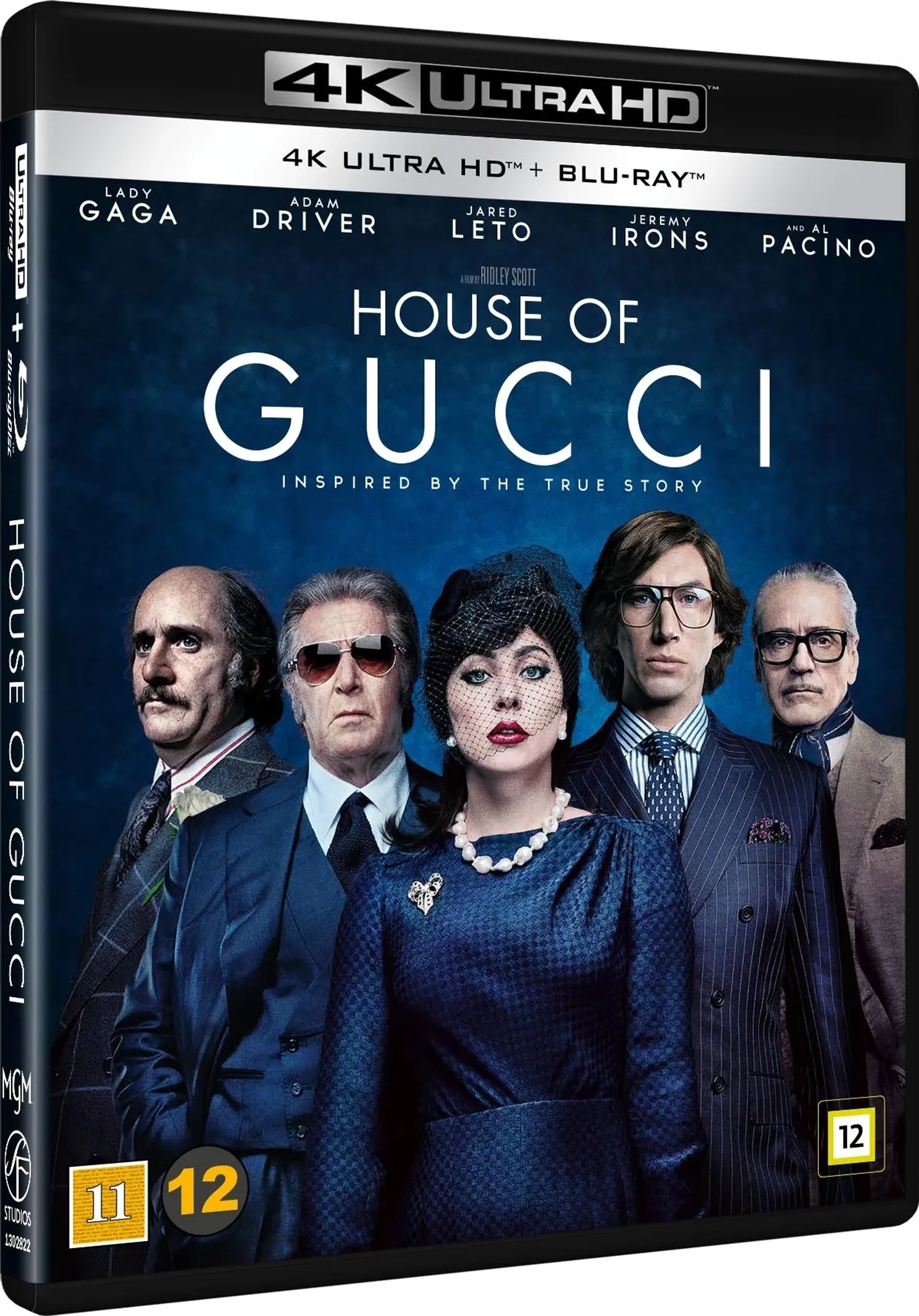 Al Pacino, Jeremy Irons, Jared Leto, Lady Gaga, and Adam Driver in House of Gucci (2021)