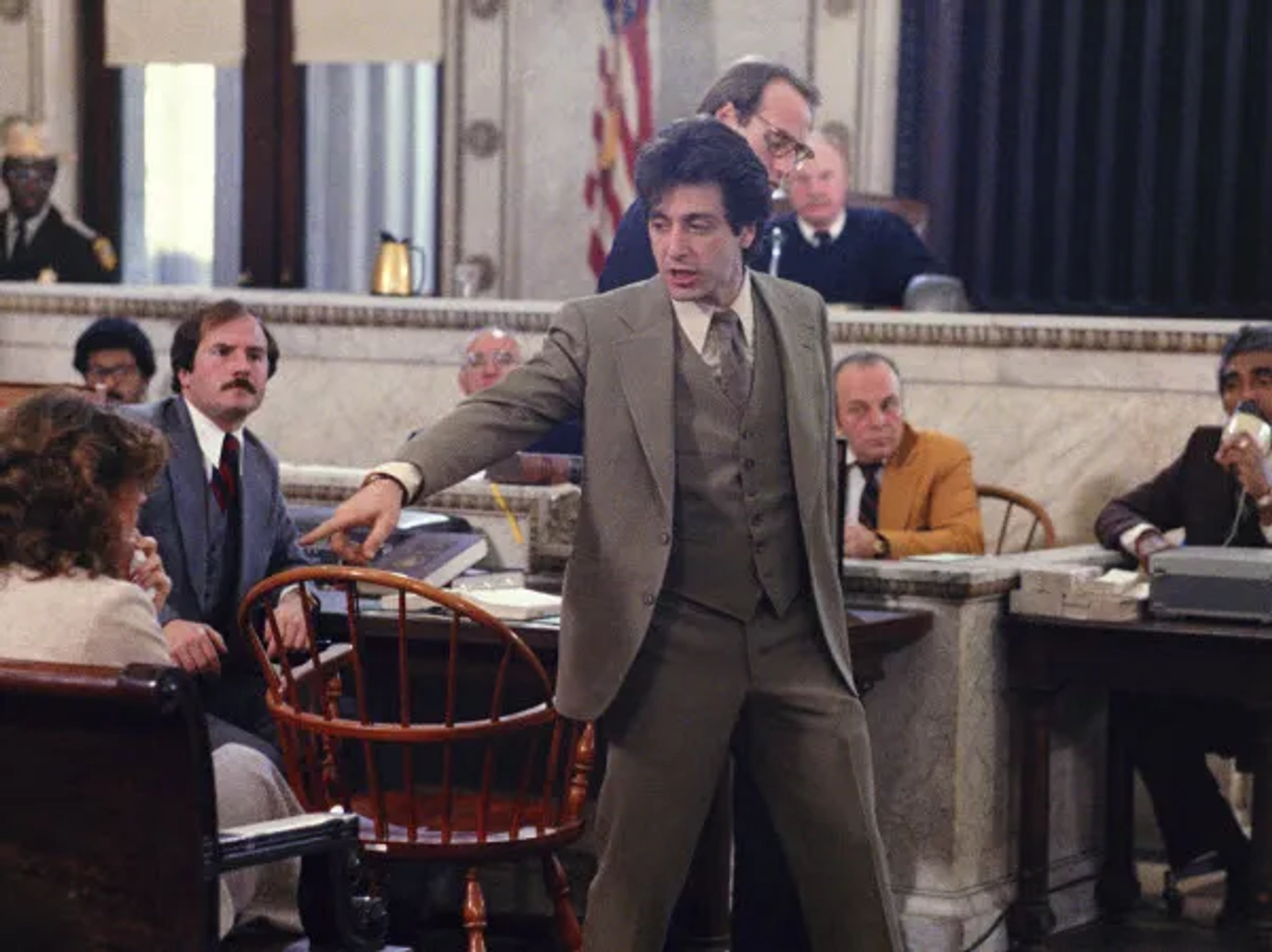 Al Pacino, Craig T. Nelson, Jack Warden, and Teri Wootten in And Justice for All (1979)