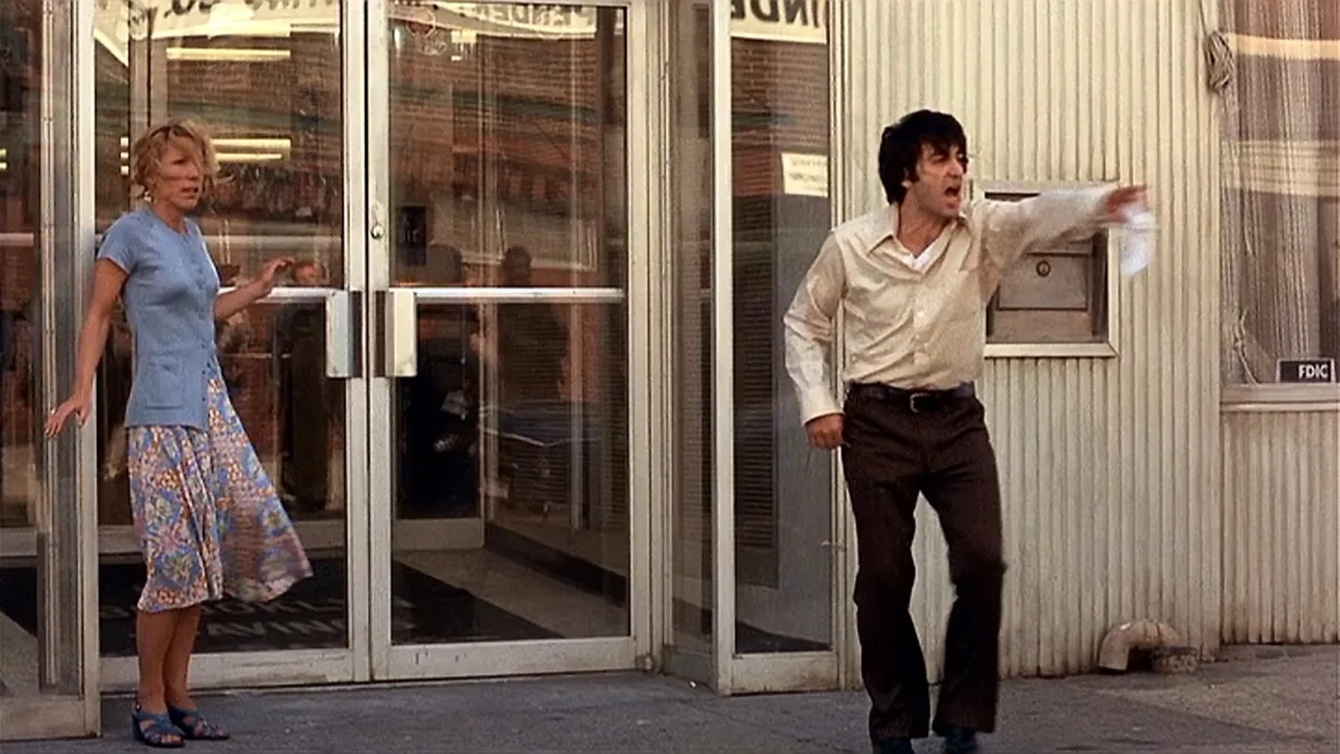 Al Pacino and Penelope Allen in Dog Day Afternoon (1975)