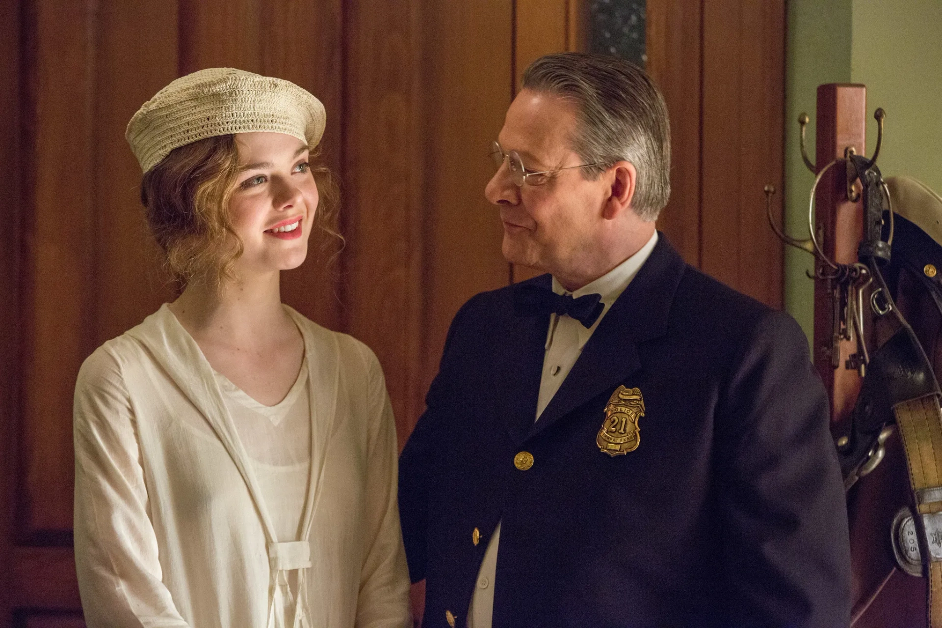 Chris Cooper and Elle Fanning in Live by Night (2016)