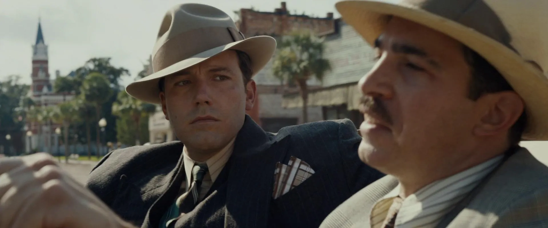 Ben Affleck and Chris Messina in Live by Night (2016)