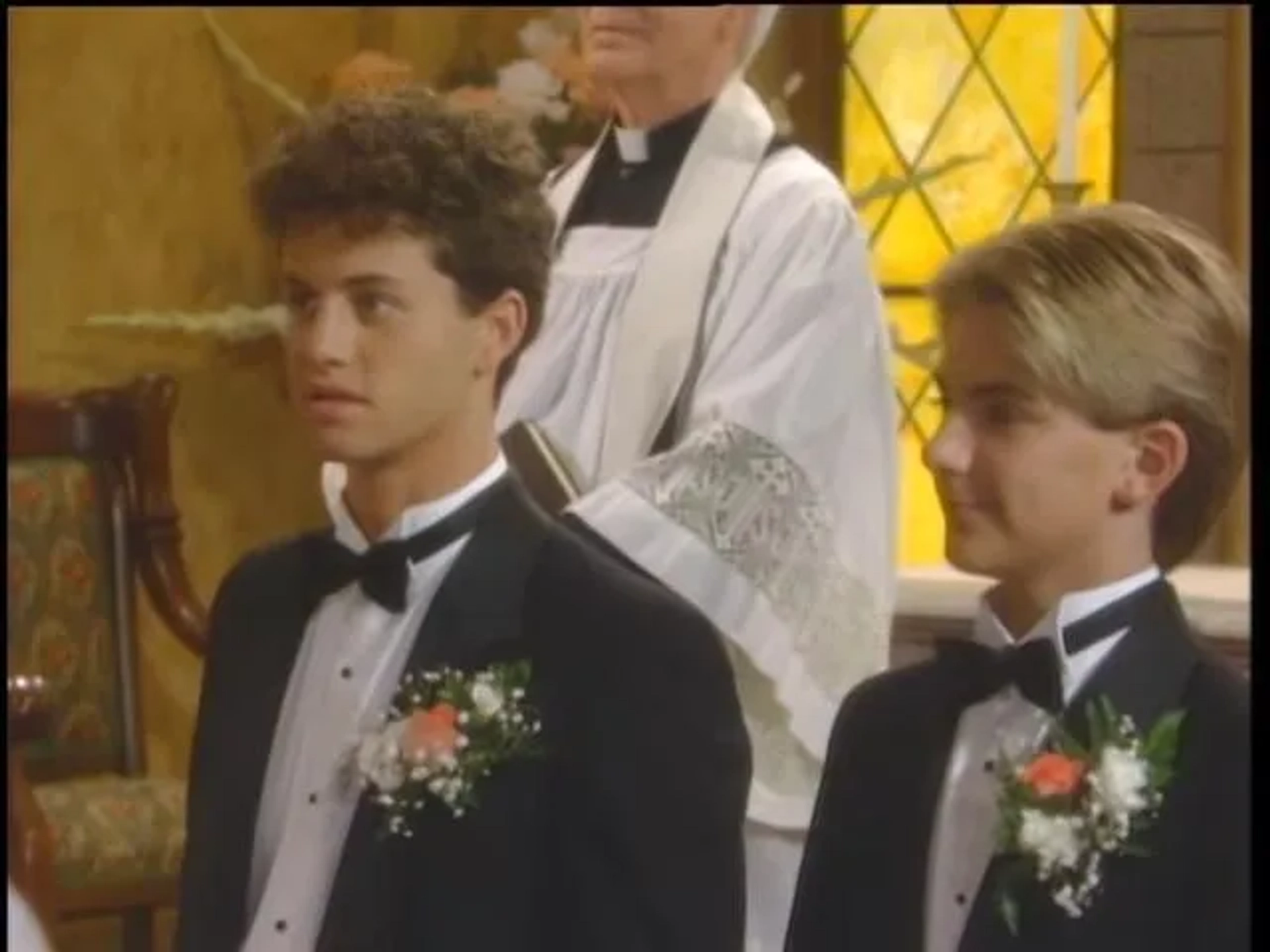 Kirk Cameron and Jeremy Miller in Growing Pains (1985)