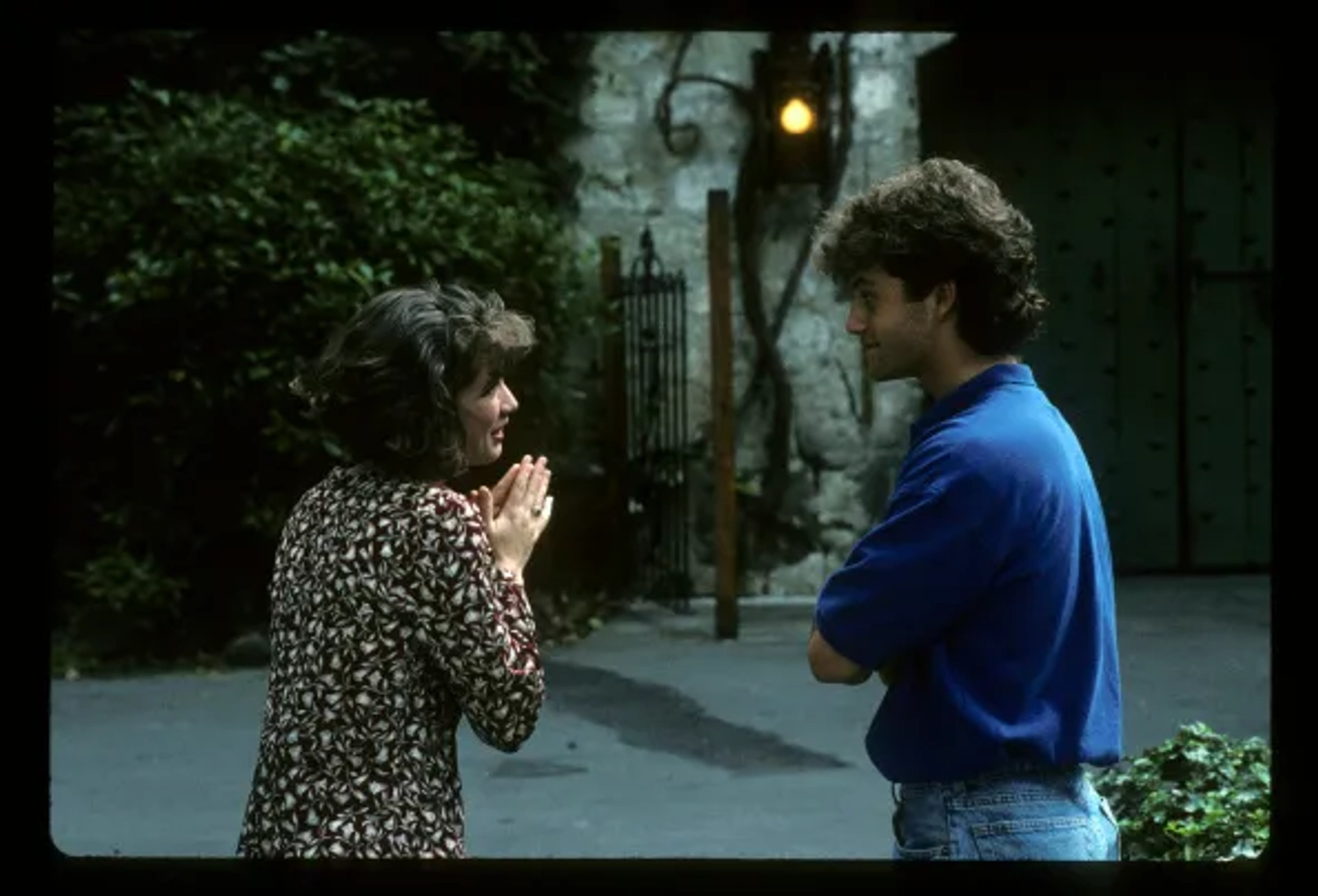 Heather Langenkamp and Kirk Cameron in Growing Pains (1985)