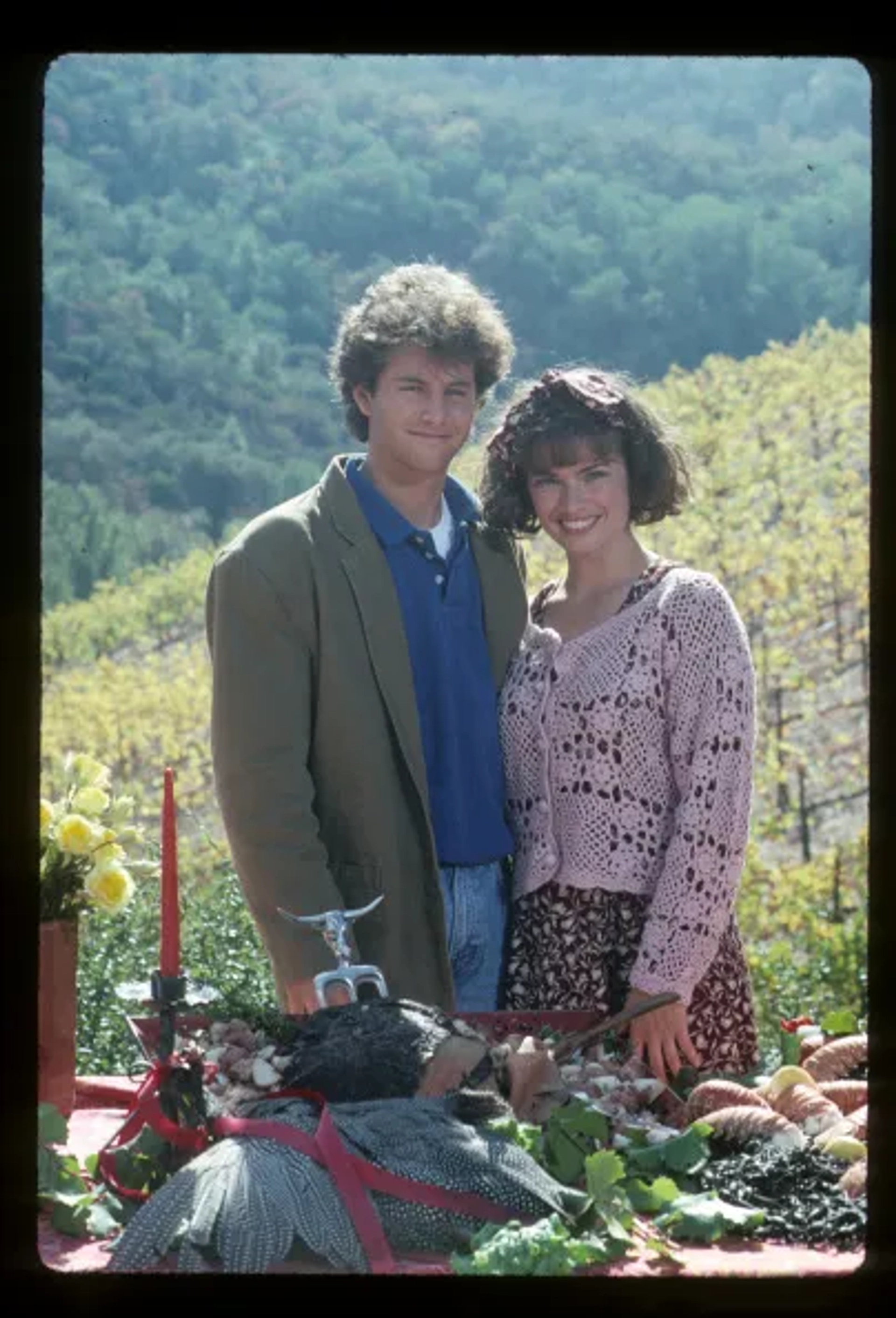 Heather Langenkamp and Kirk Cameron in Growing Pains (1985)