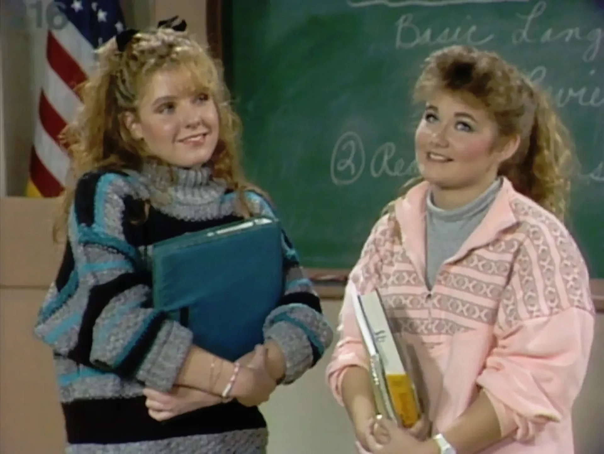 Lisa Capps and Rachel Jacobs in Growing Pains (1985)