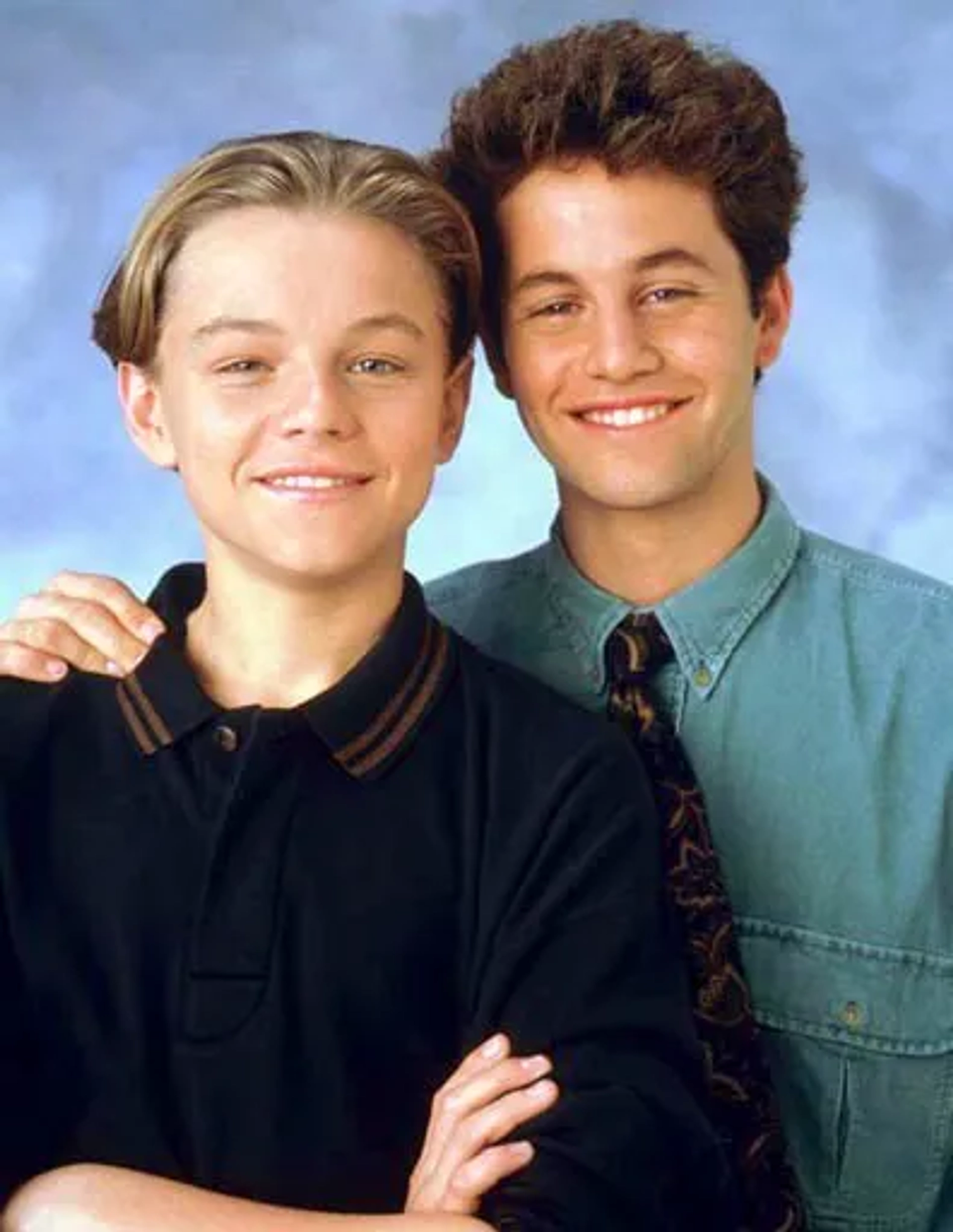 Leonardo DiCaprio and Kirk Cameron in Growing Pains (1985)