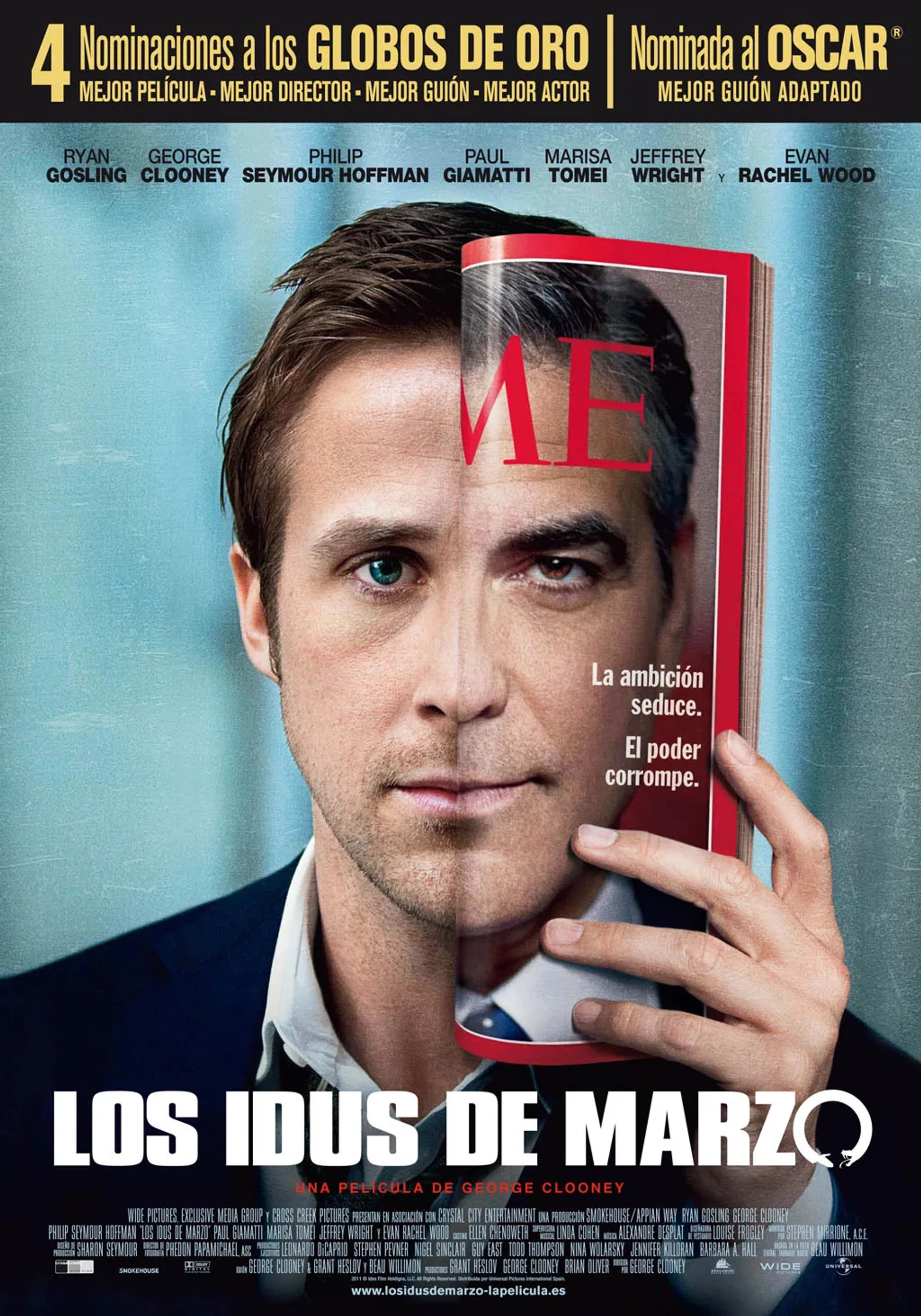George Clooney and Ryan Gosling in The Ides of March (2011)