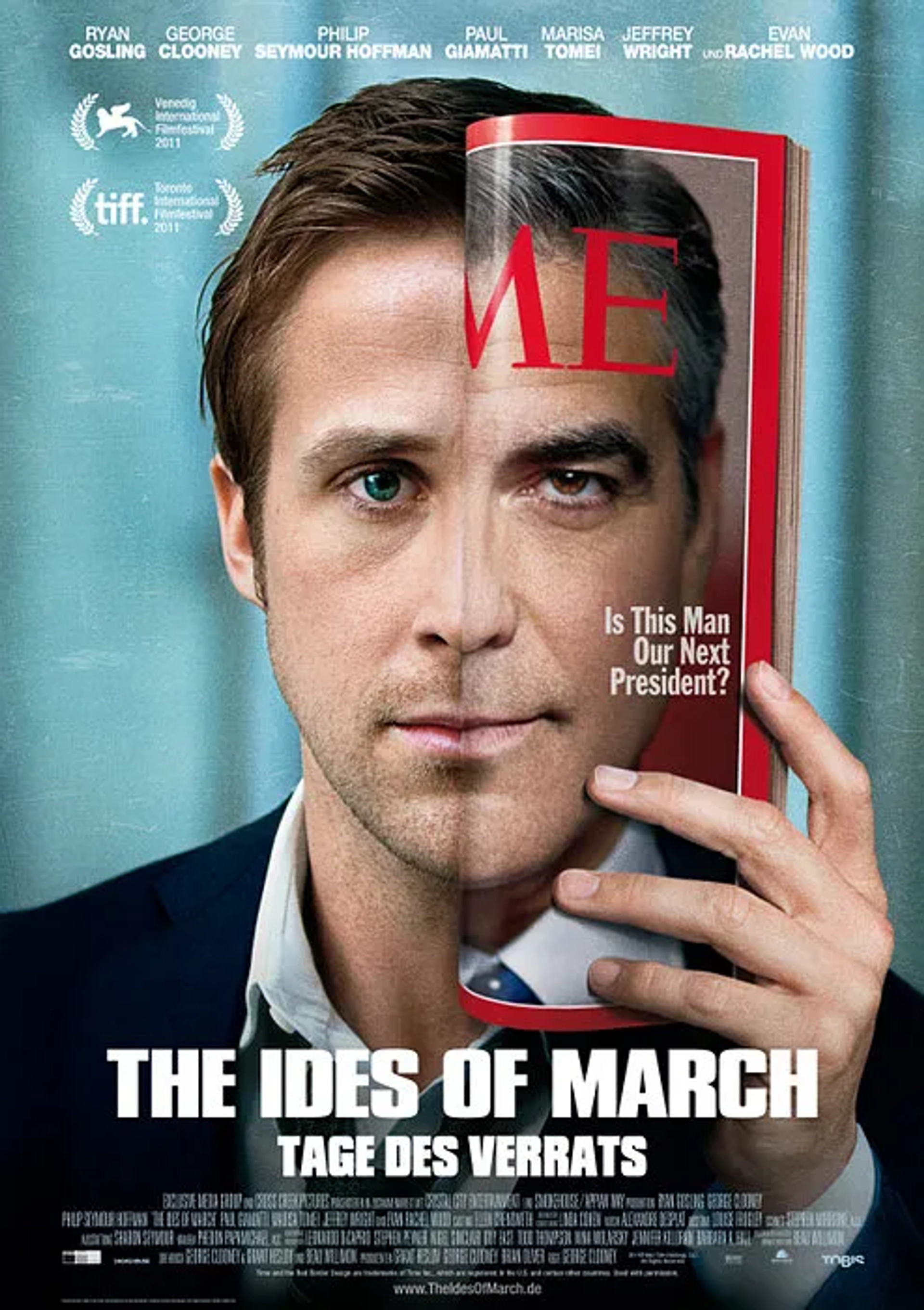 George Clooney and Ryan Gosling in The Ides of March (2011)