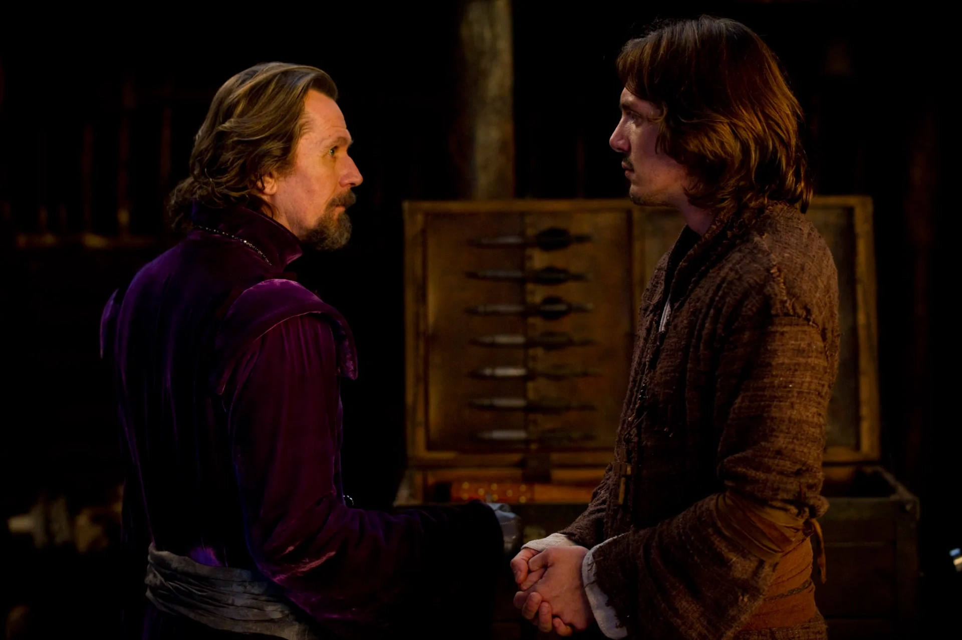 Gary Oldman and Lukas Haas in Red Riding Hood (2011)