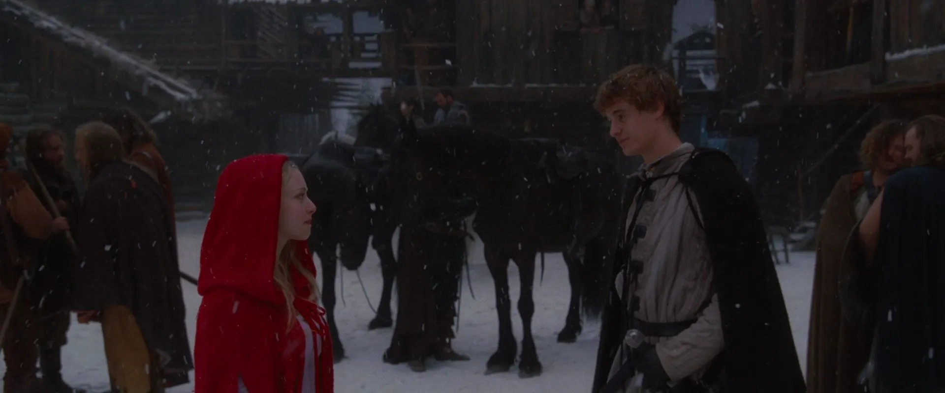 Amanda Seyfried and Max Irons in Red Riding Hood (2011)