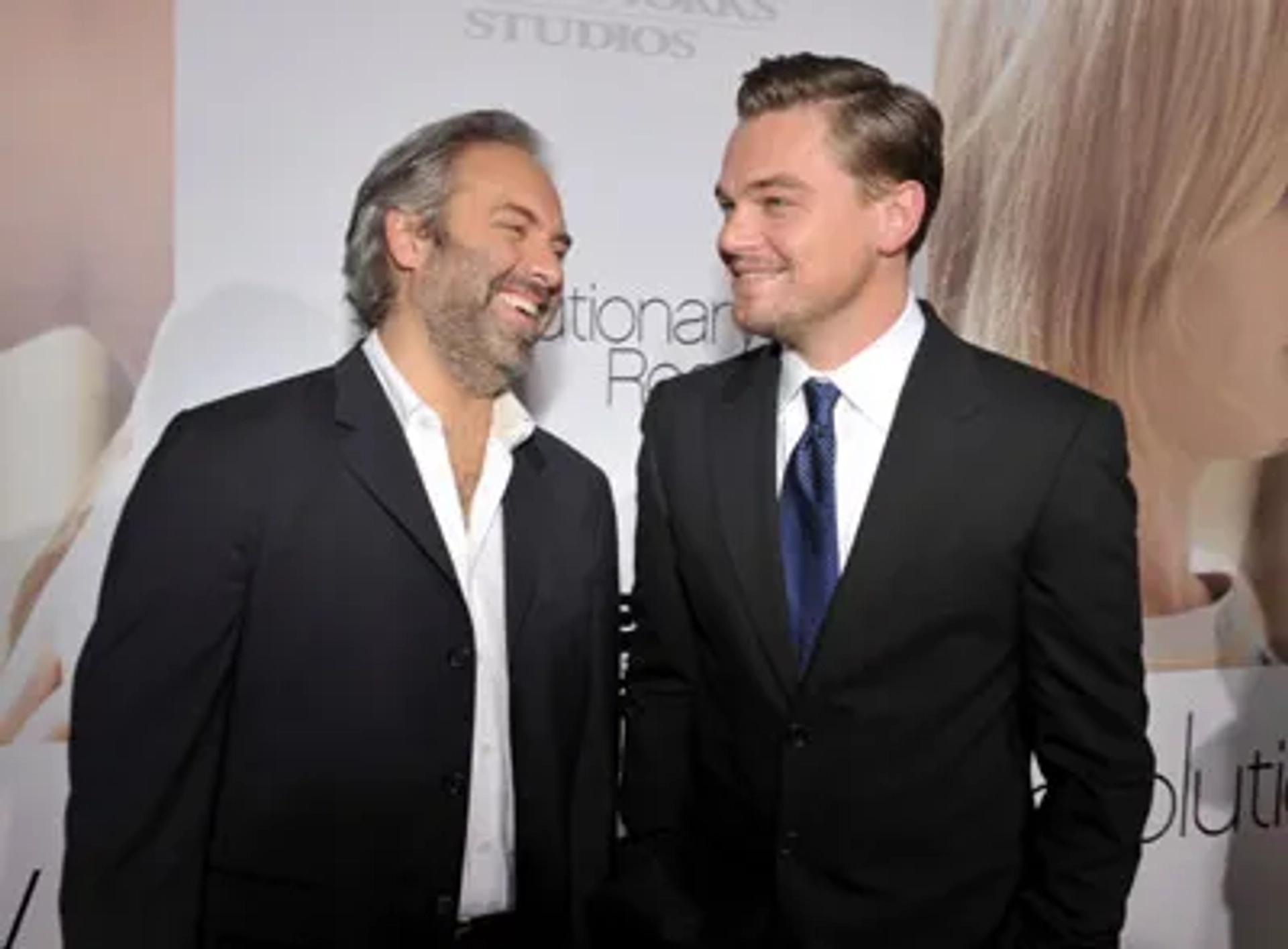 Leonardo DiCaprio and Sam Mendes at an event for Revolutionary Road (2008)