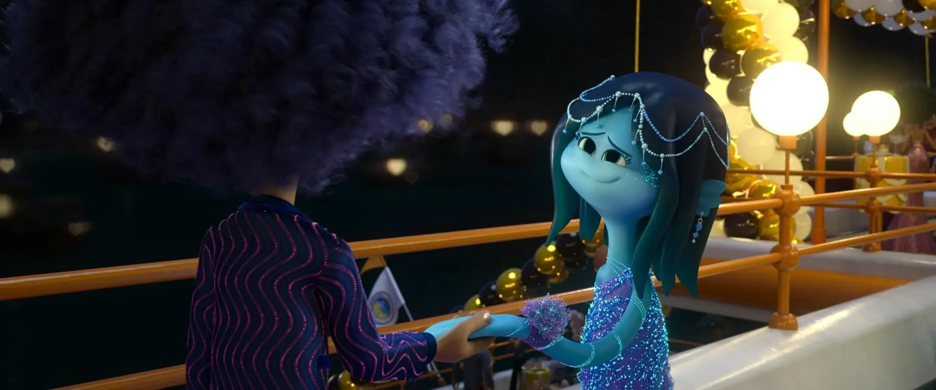 Lana Condor and Jaboukie Young-White in Ruby Gillman: Teenage Kraken (2023)