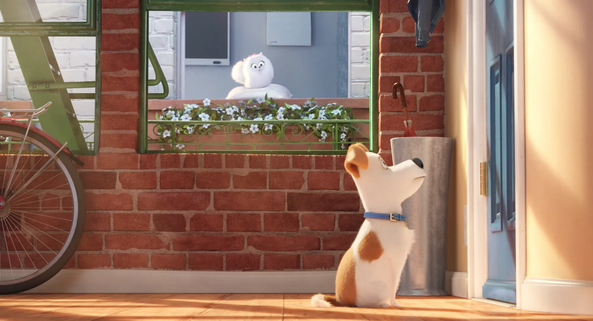 Louis C.K. and Jenny Slate in The Secret Life of Pets (2016)