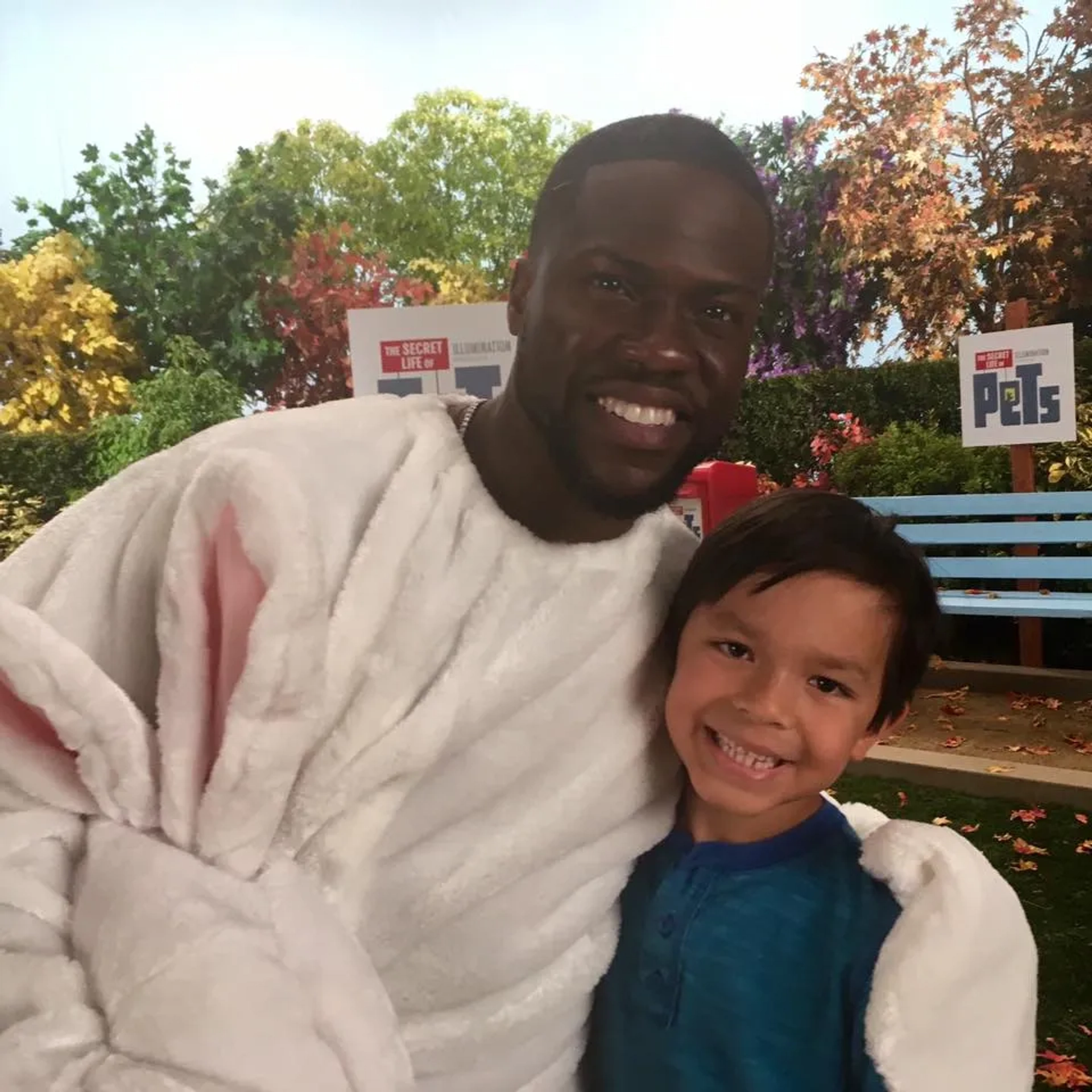 Working with Kevin Hart on the promo for The Secret Life of Pets